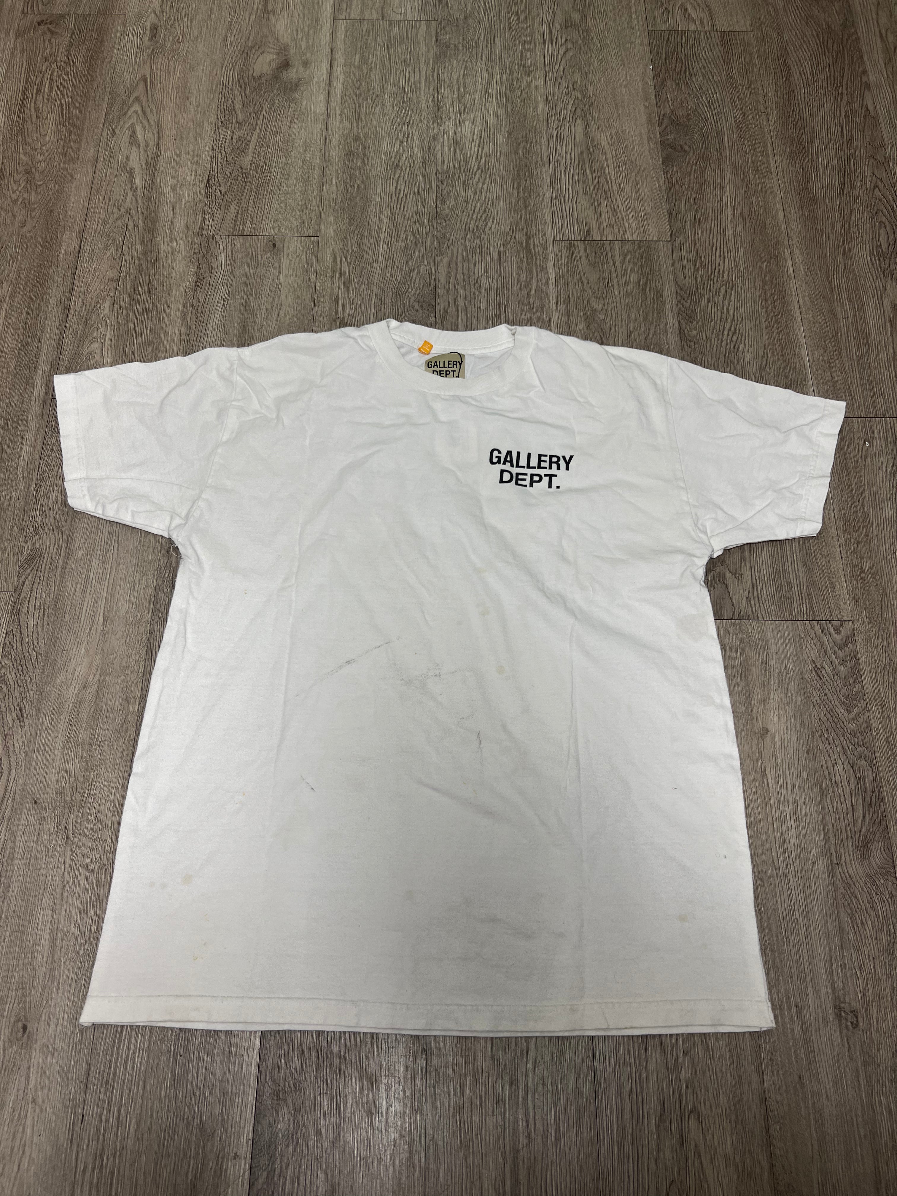 Gallery Dept White Black Souvenir (FLAWED) Tee