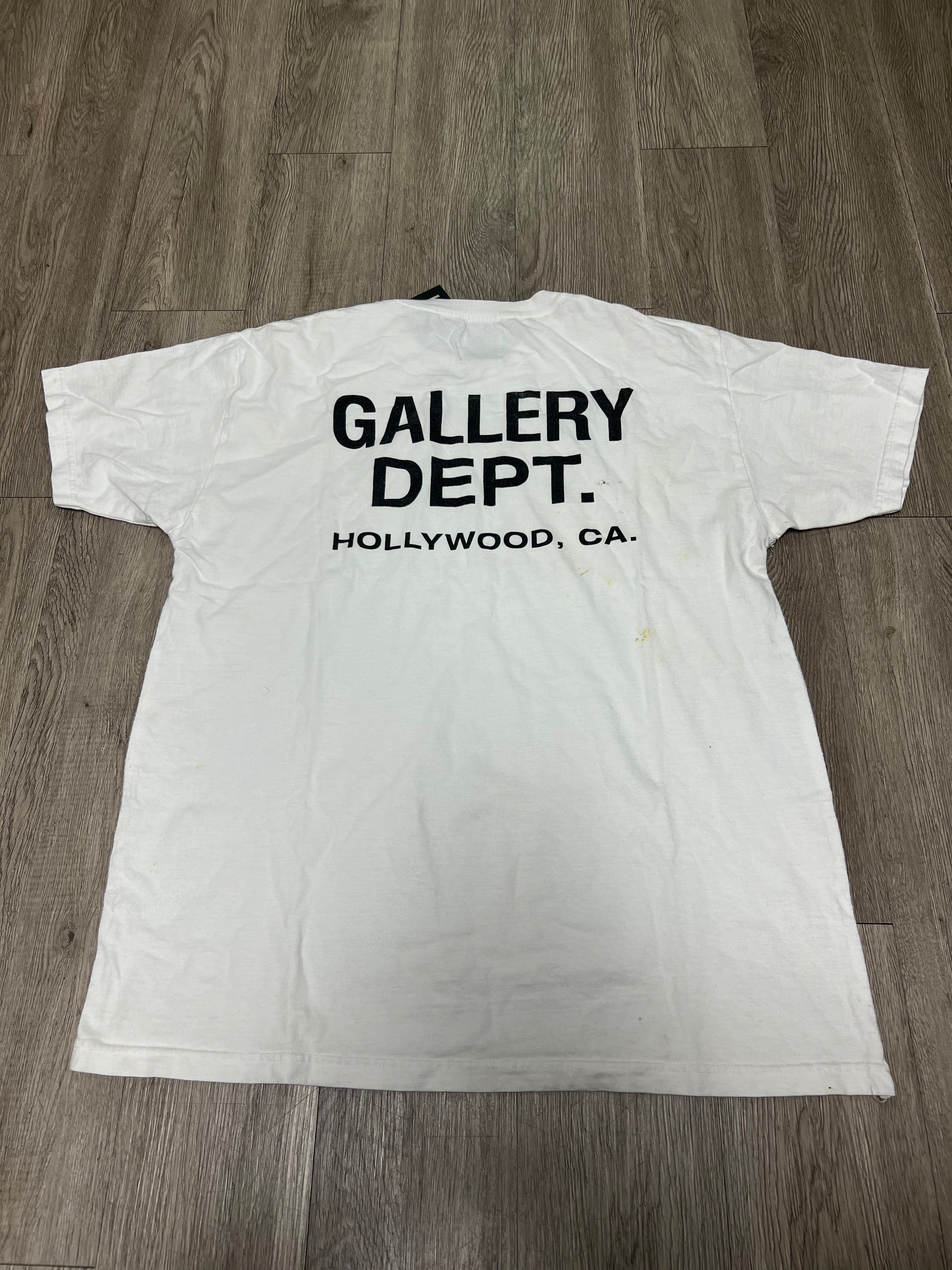 Gallery Dept White Black Souvenir (FLAWED) Tee