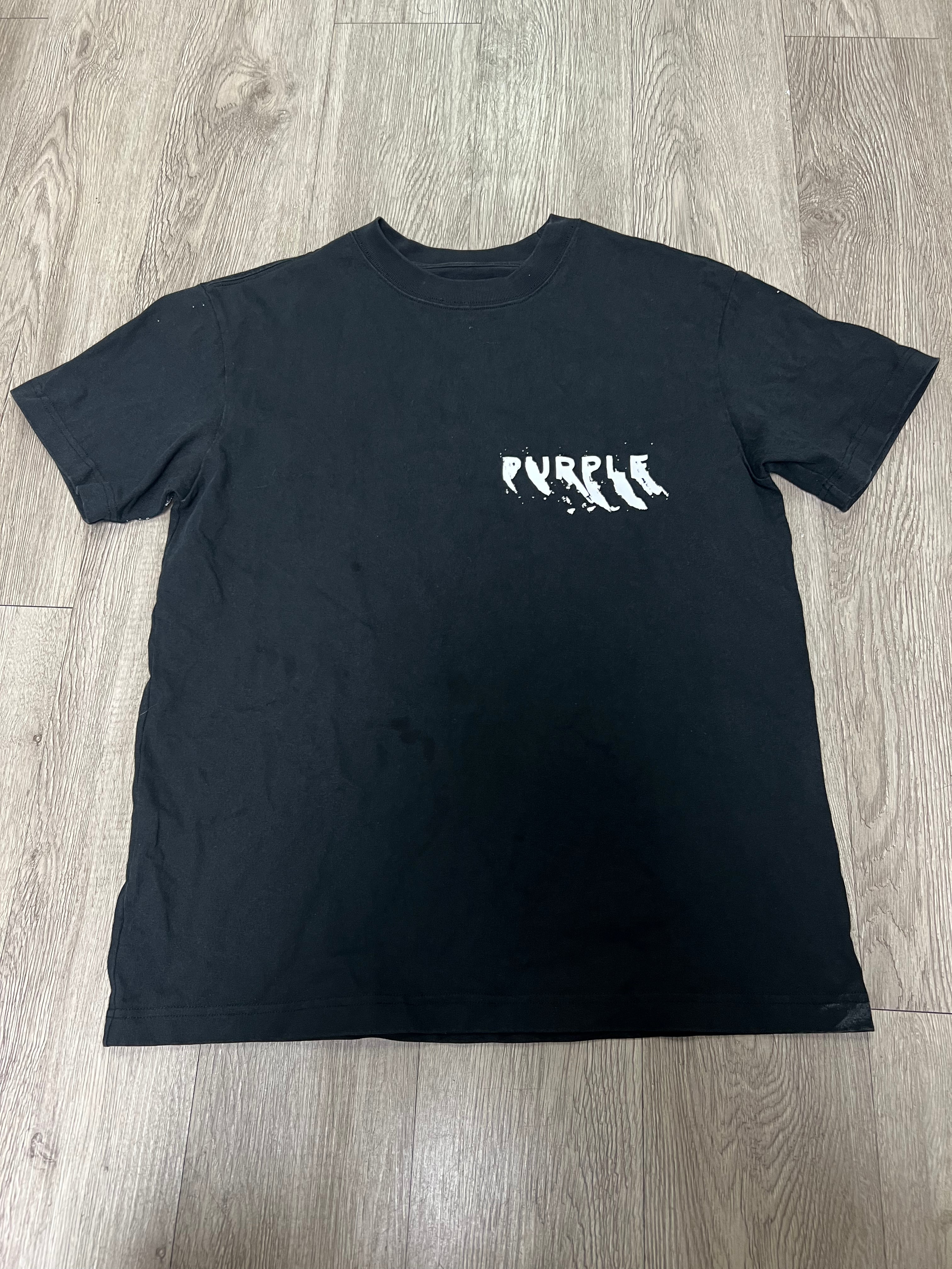 Purple Brand Tee Black White