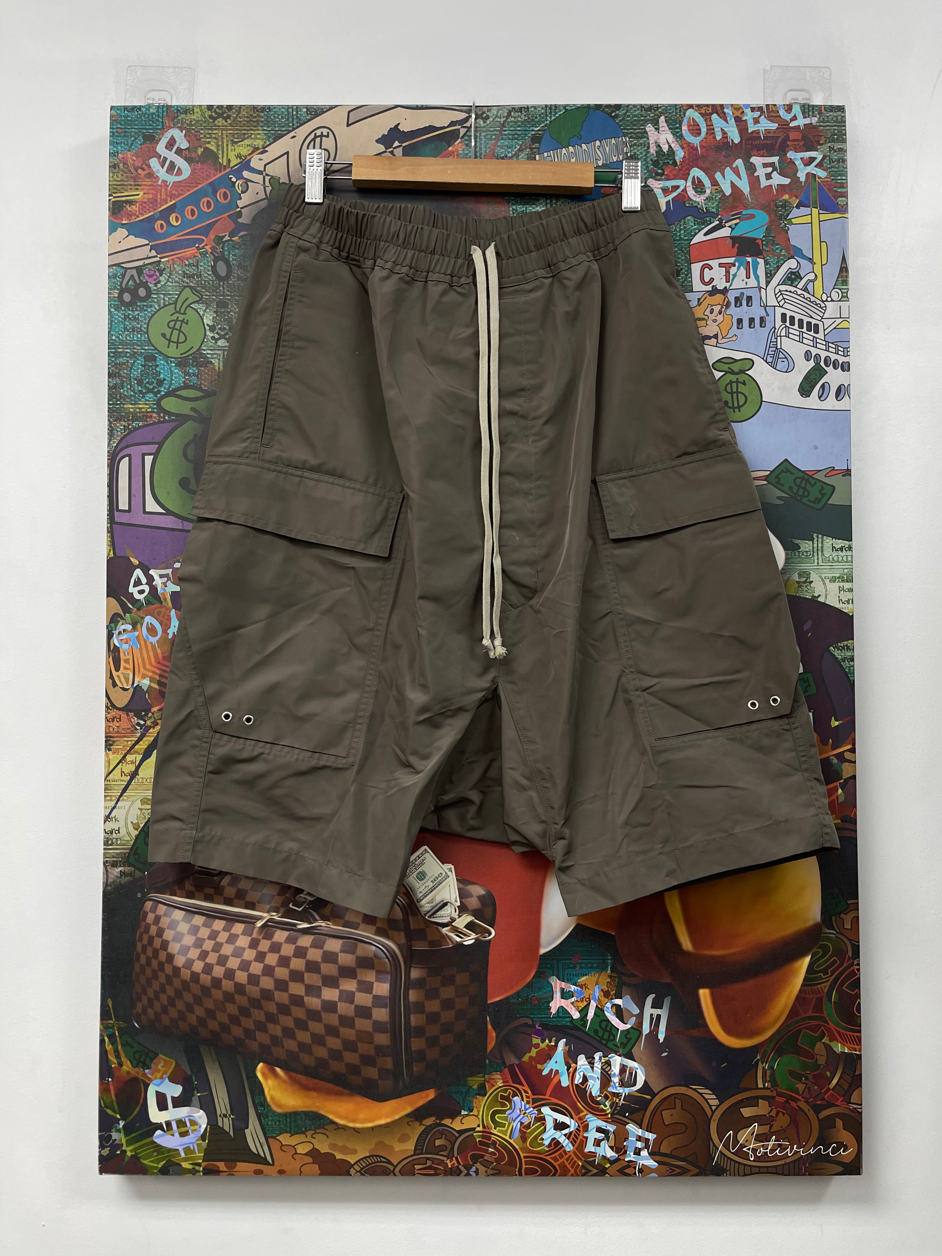 Rick Owens Dust Cargo Shorts