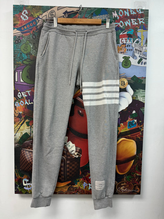 Thom Browne Grey Stripe Sweats
