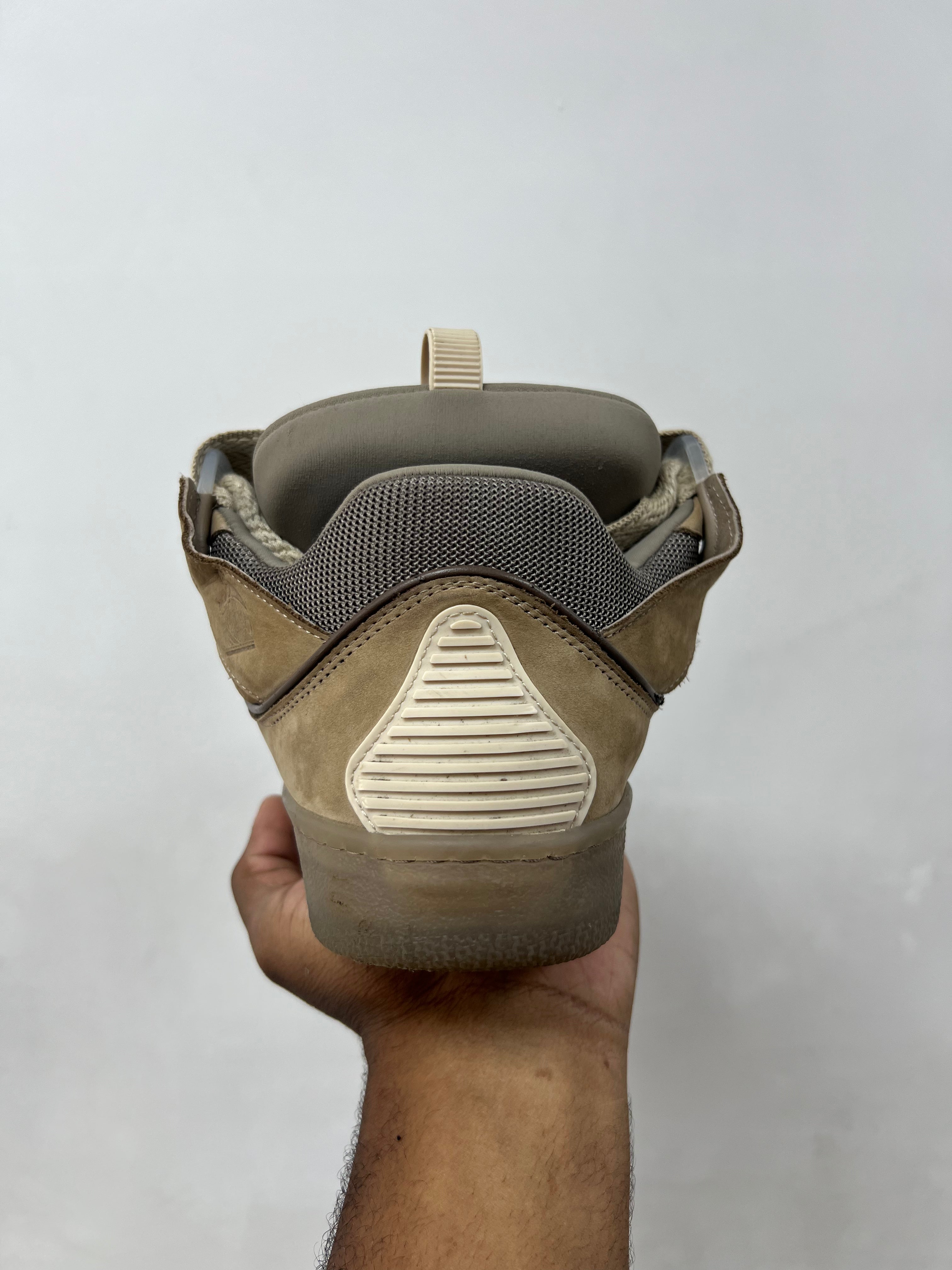 Lanvin Tan Curb Sneakers