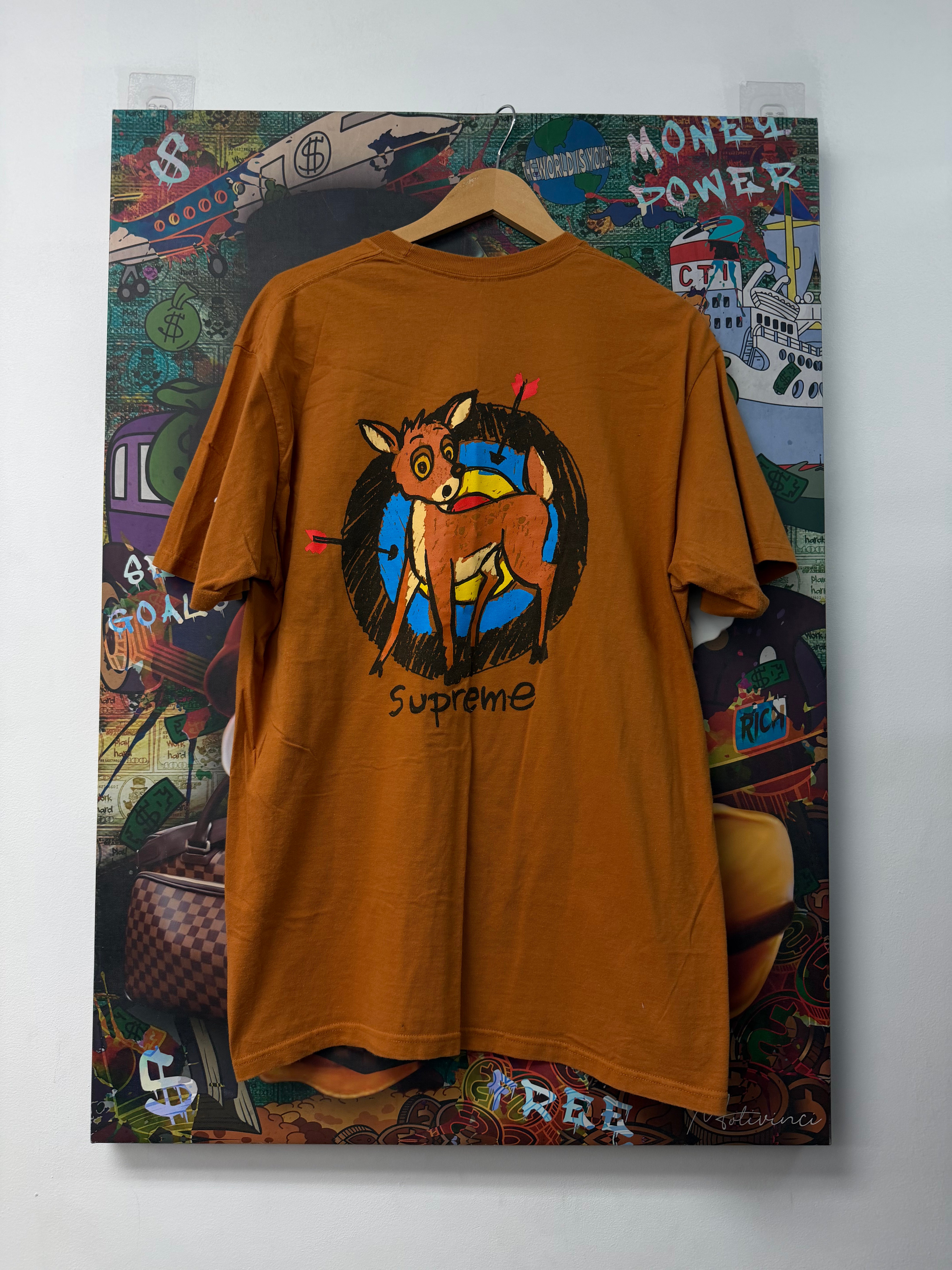 Supreme Deer Burnt Orange Tee