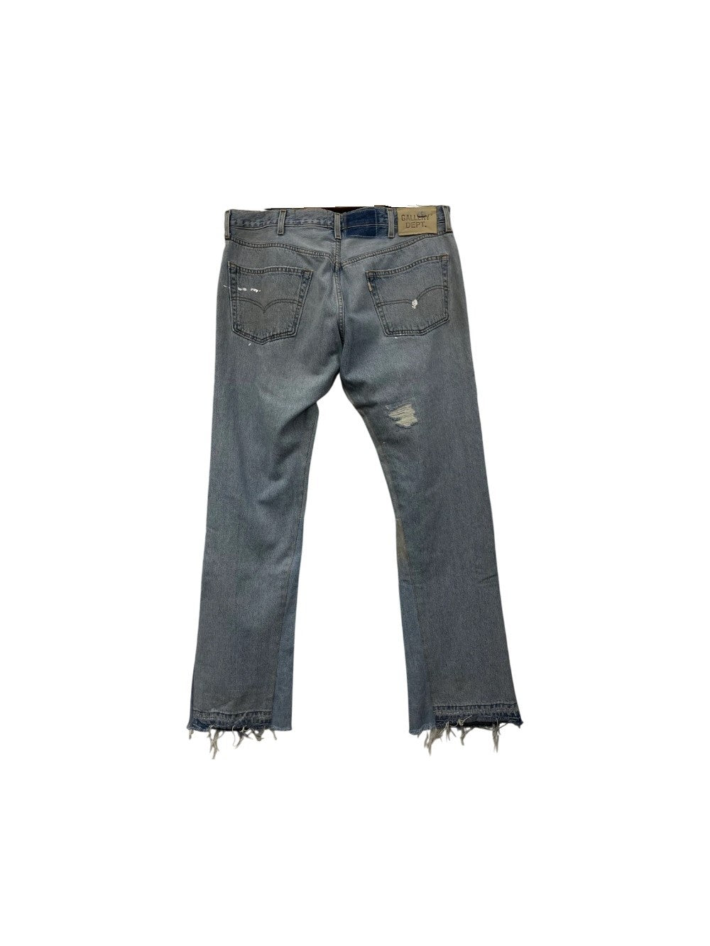 Gallery Dept Distressed Flared Light Wash Jeans
