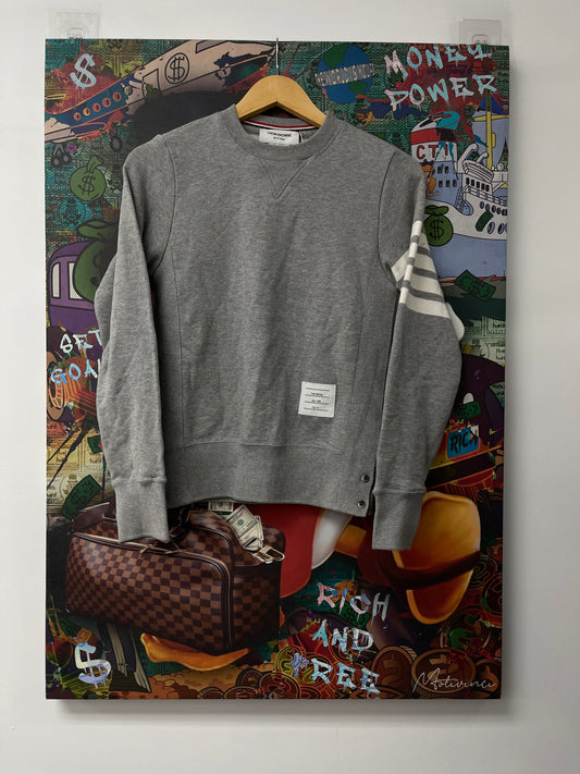 Thom Browne Crewneck Grey Used 00 (XXS)