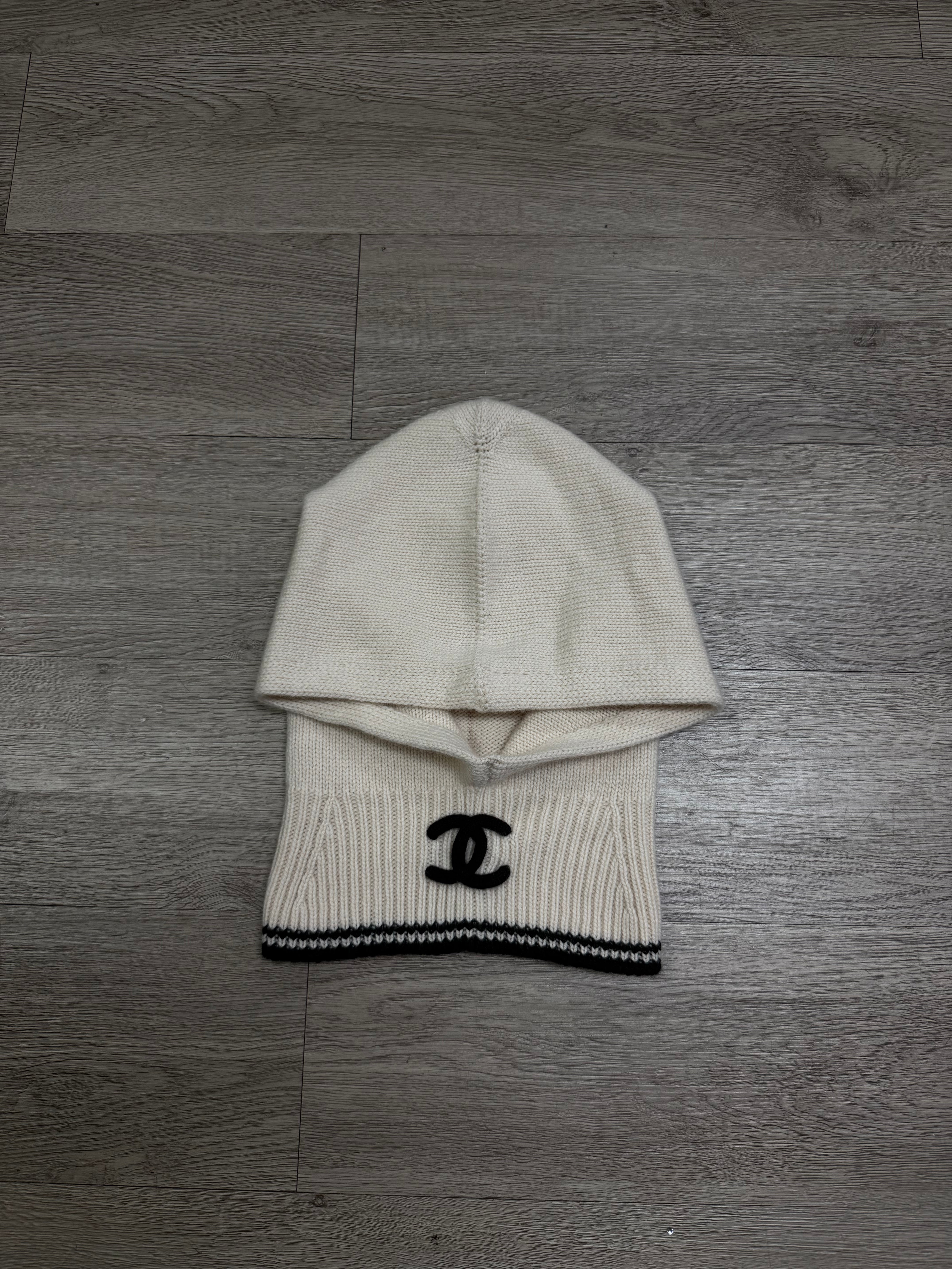 Chanel Cashmere CC Logo Balaclava Accessories
