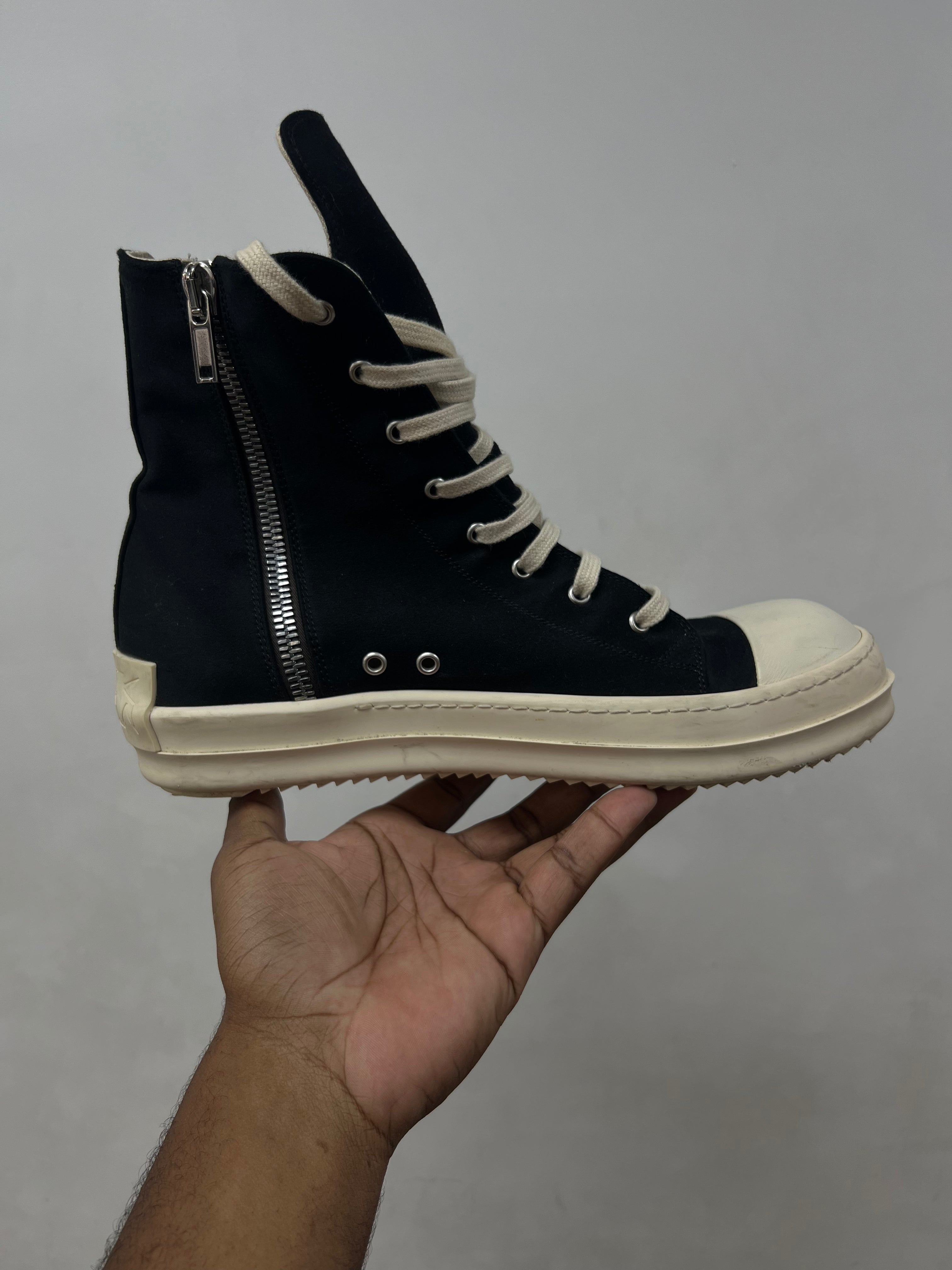 Rick Owens Black DRKSHDW Hi Sneakers