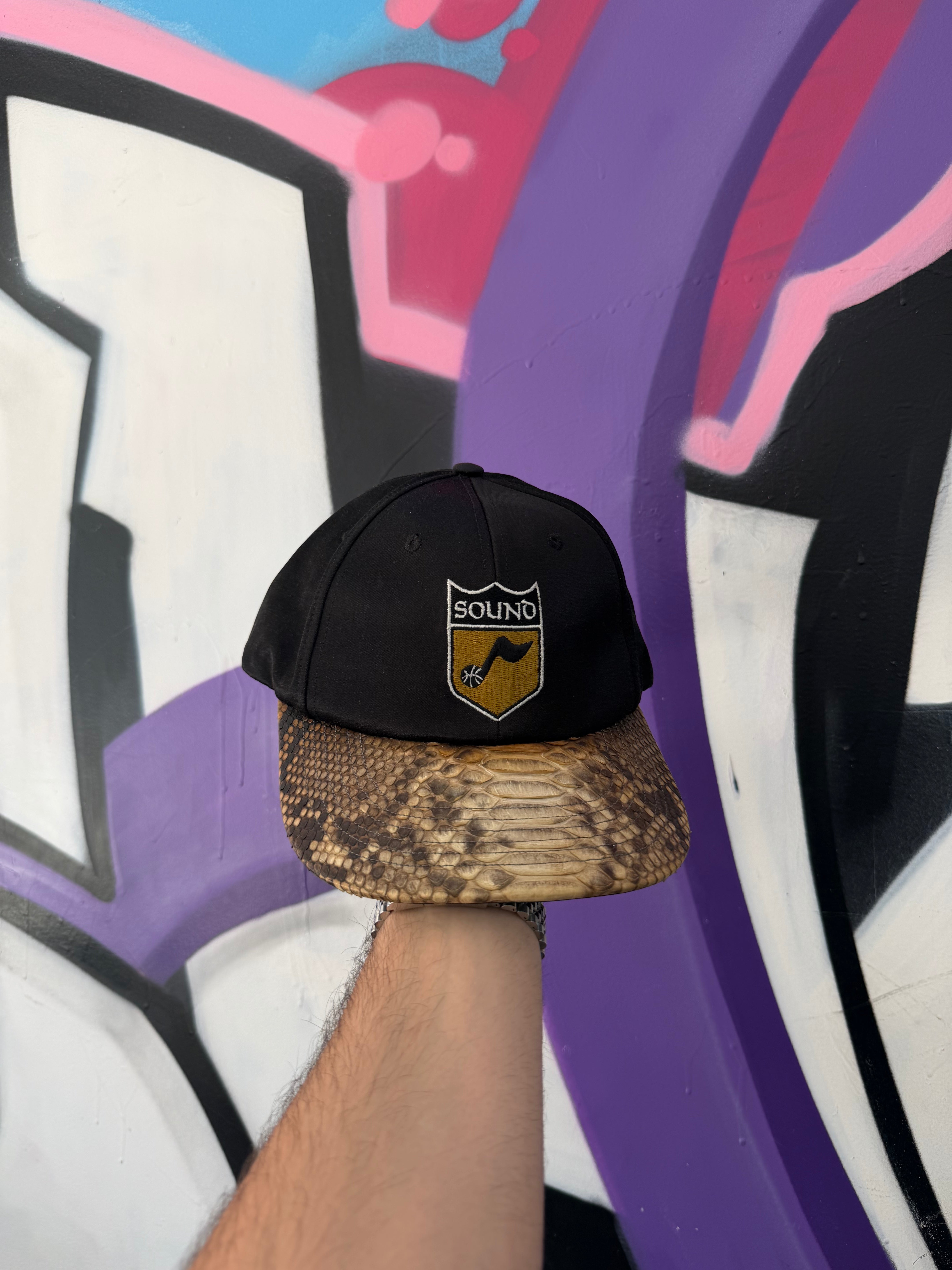 Just Don Sound Satin Snakeskin Hat