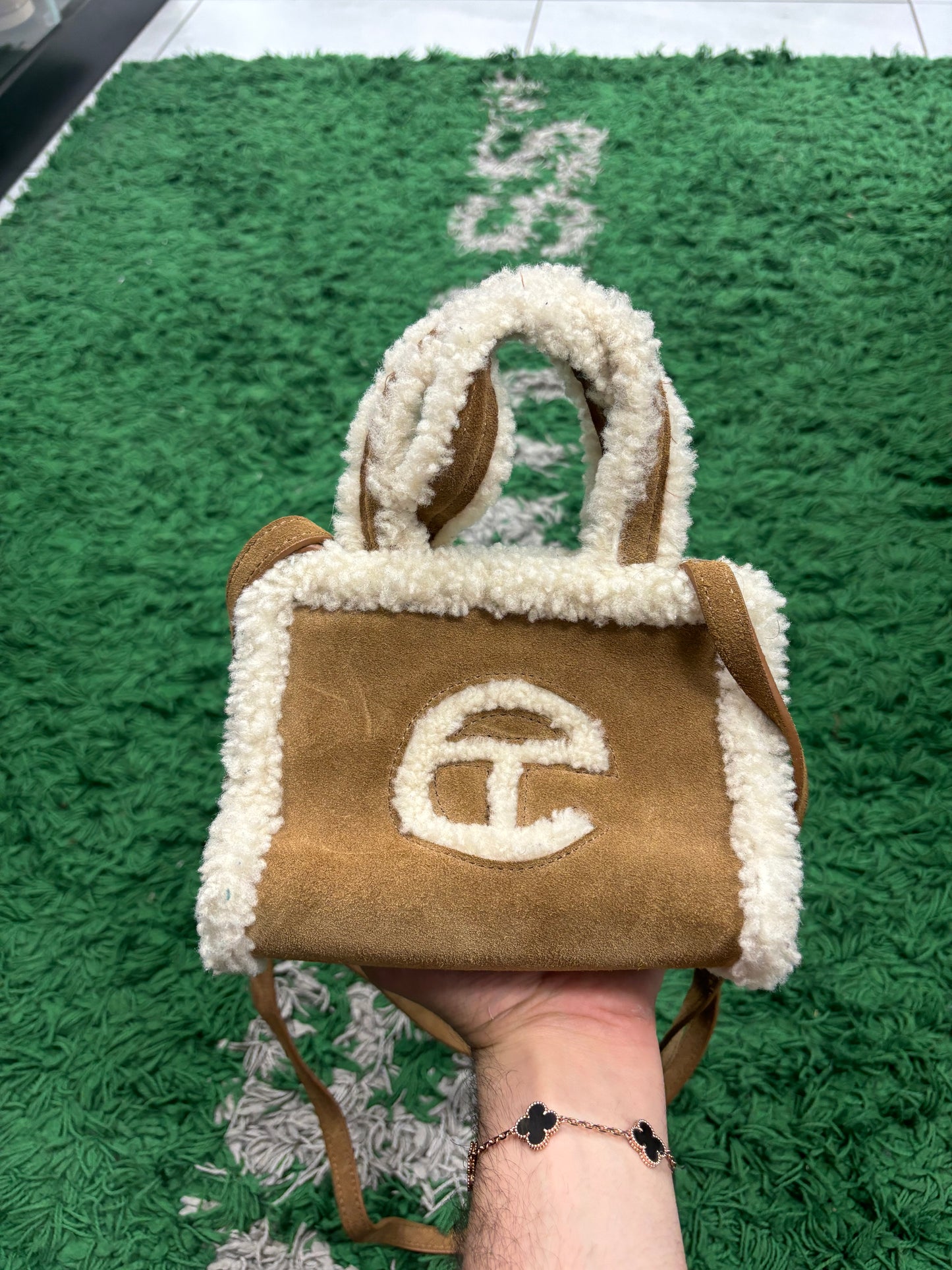 Ugg Telfar Bag Chestnut Used Small N/A