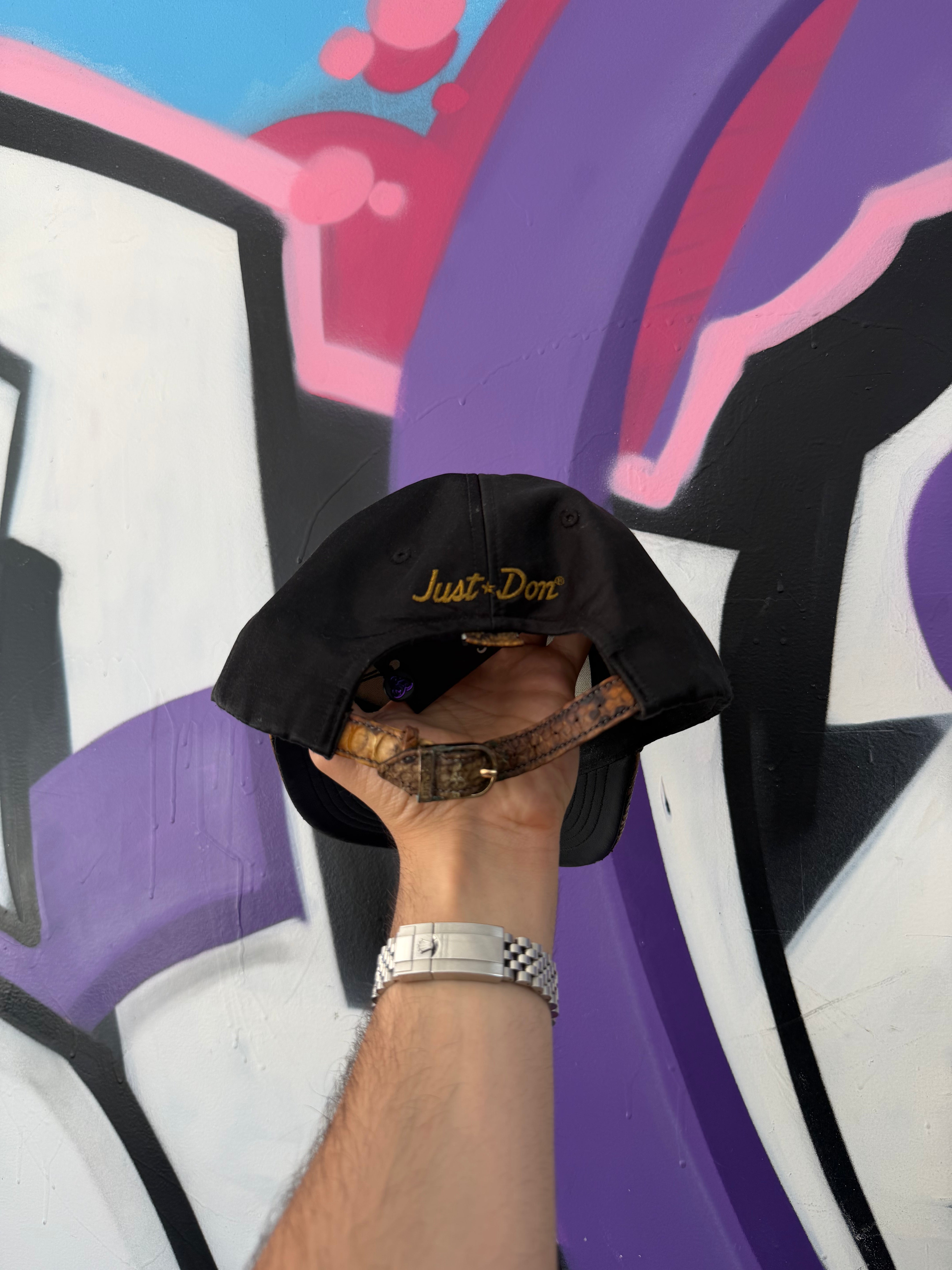Just Don Sound Satin Snakeskin Hat