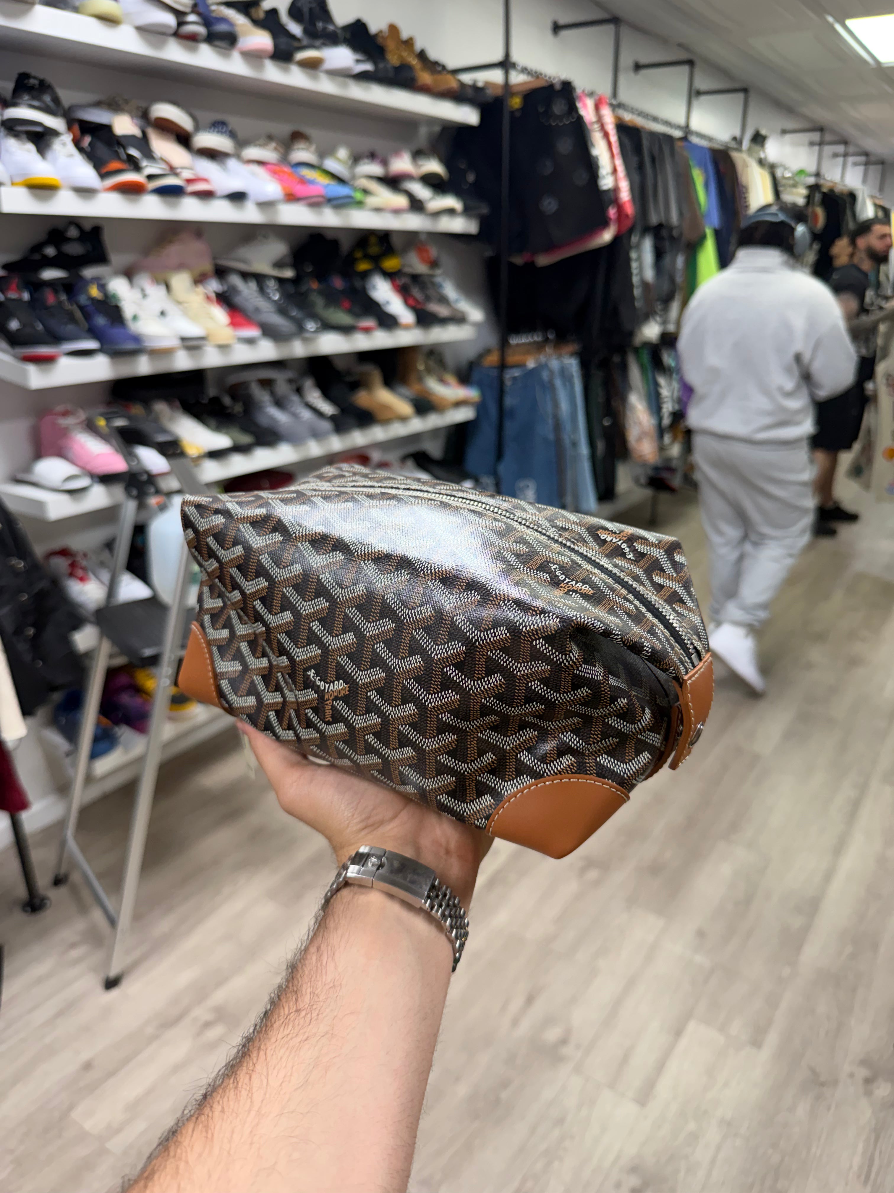 Goyard Brown Boeing Bag