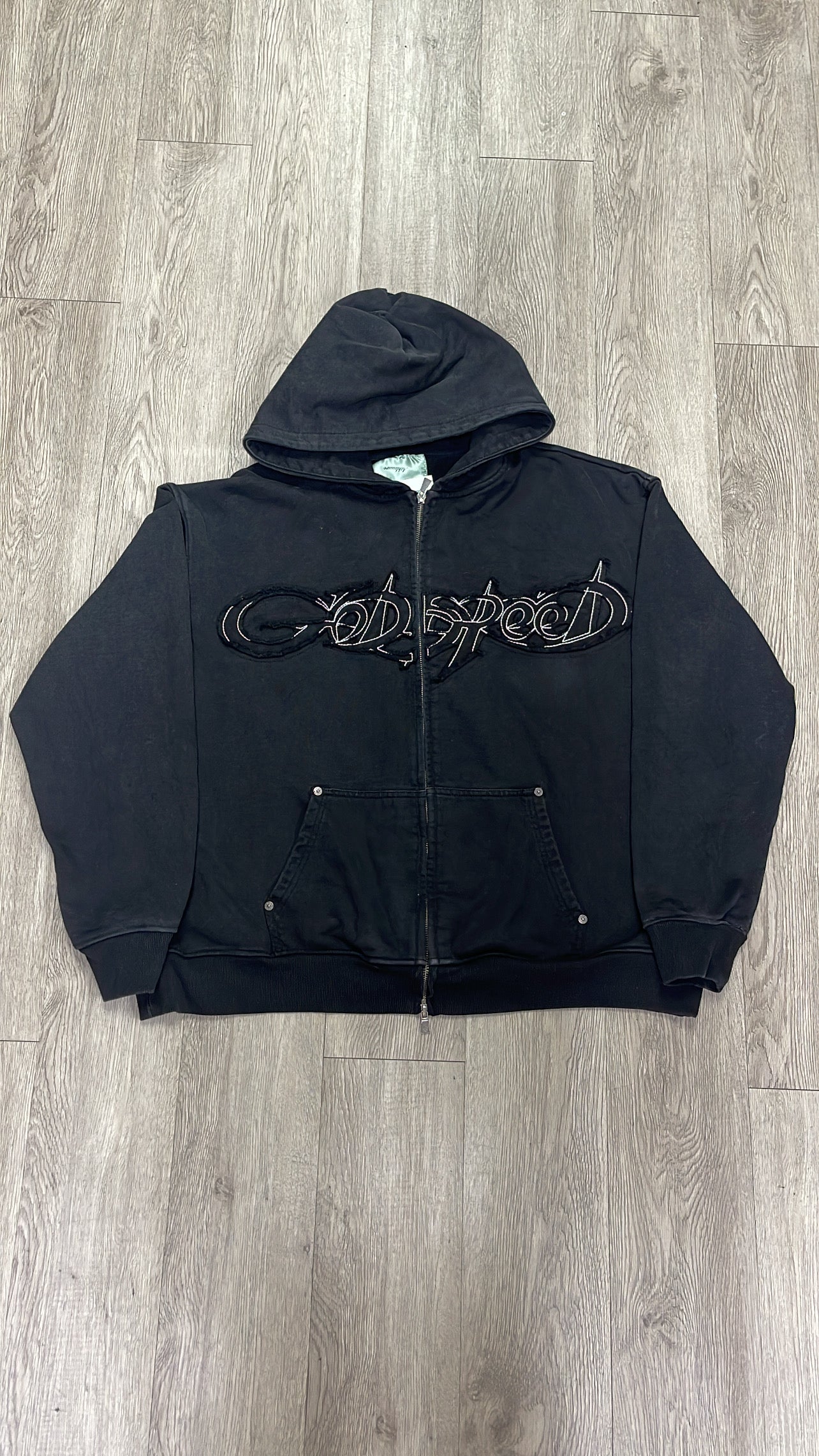 Godspeed Black Raw Import Zip Up