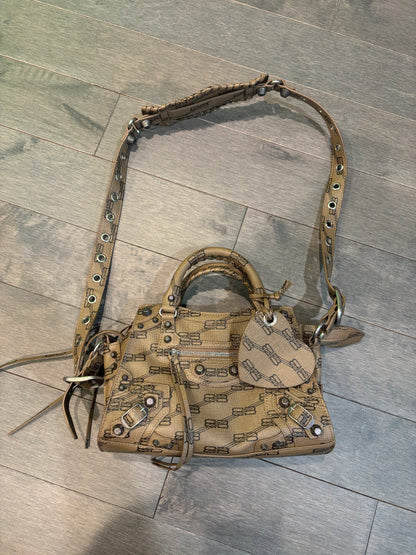 Balenciaga Brown All Over Bag Used
