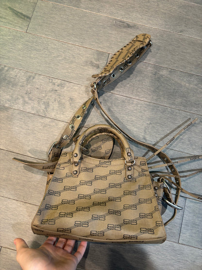 Balenciaga Brown All Over Bag Used