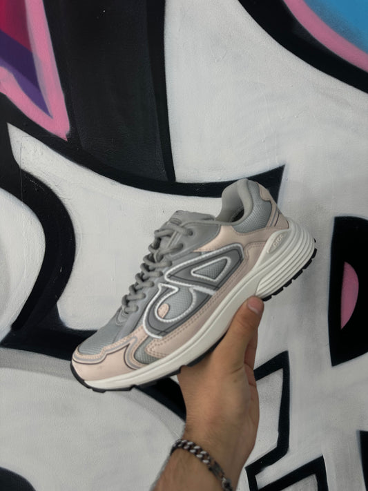 Dior B30 Pink Grey Sneakers  Used No Box