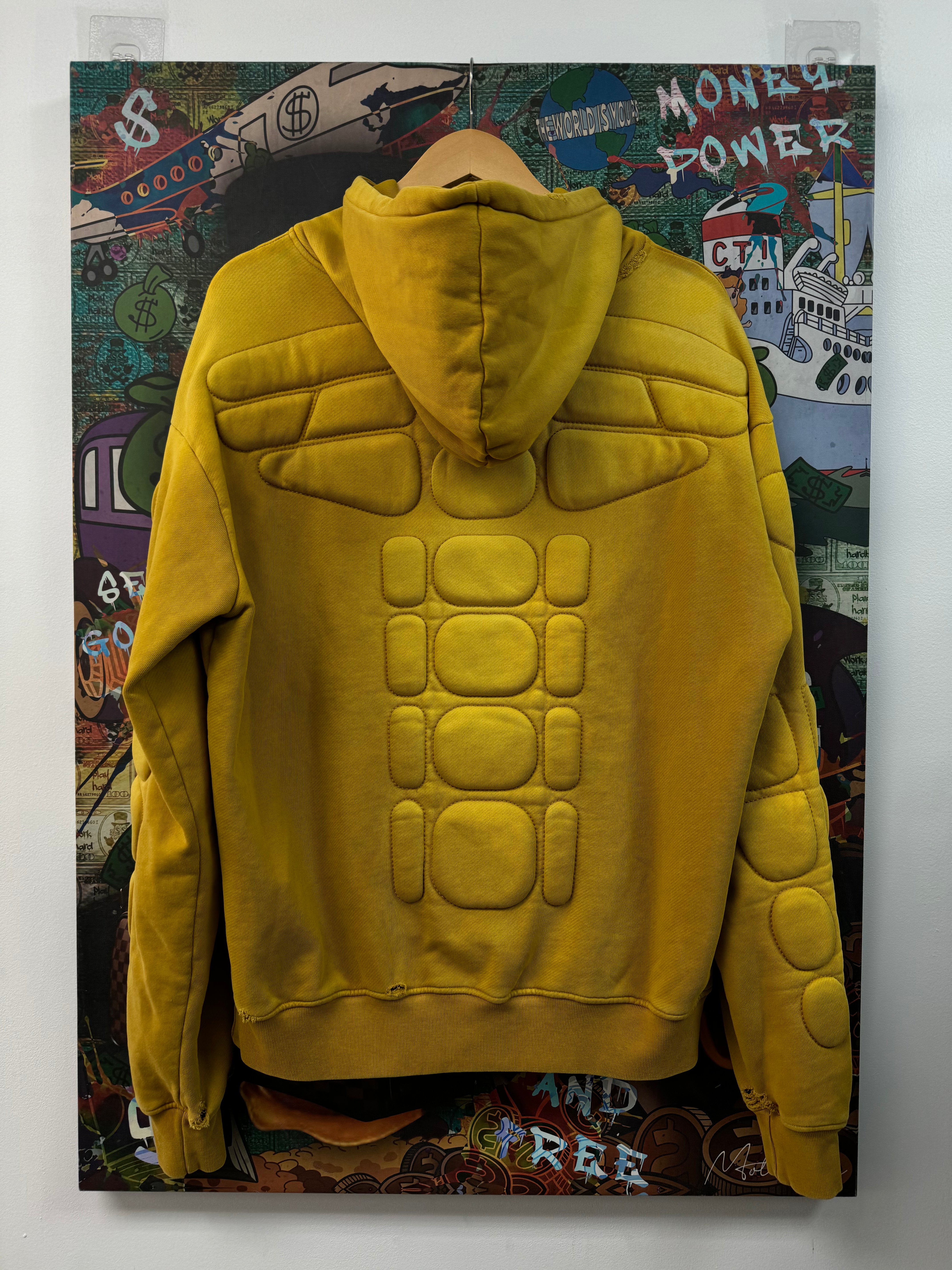 Satoshi Nakamoto Mustard Logo Hoodie