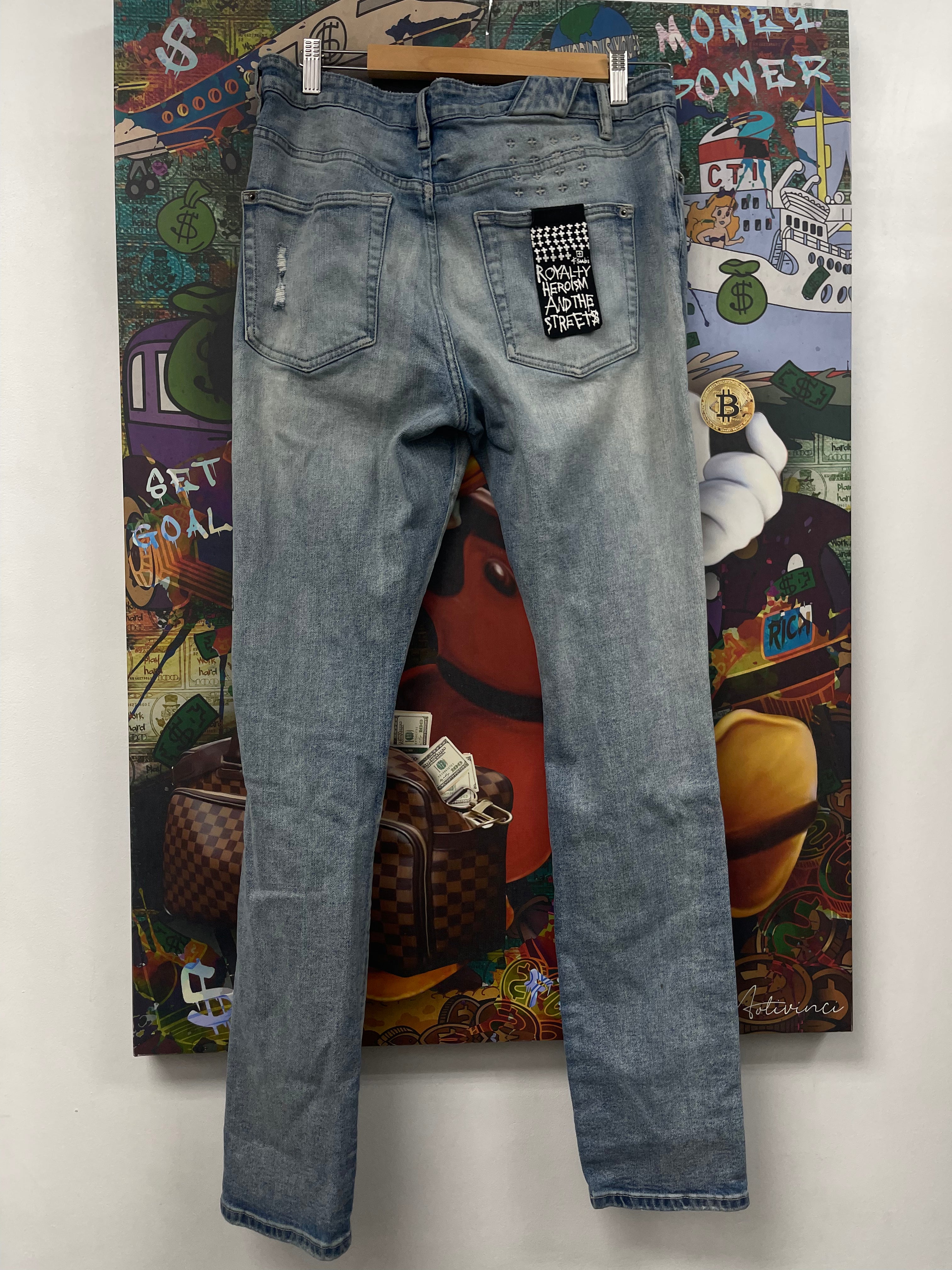 Ksubi Light Wash High Jeans