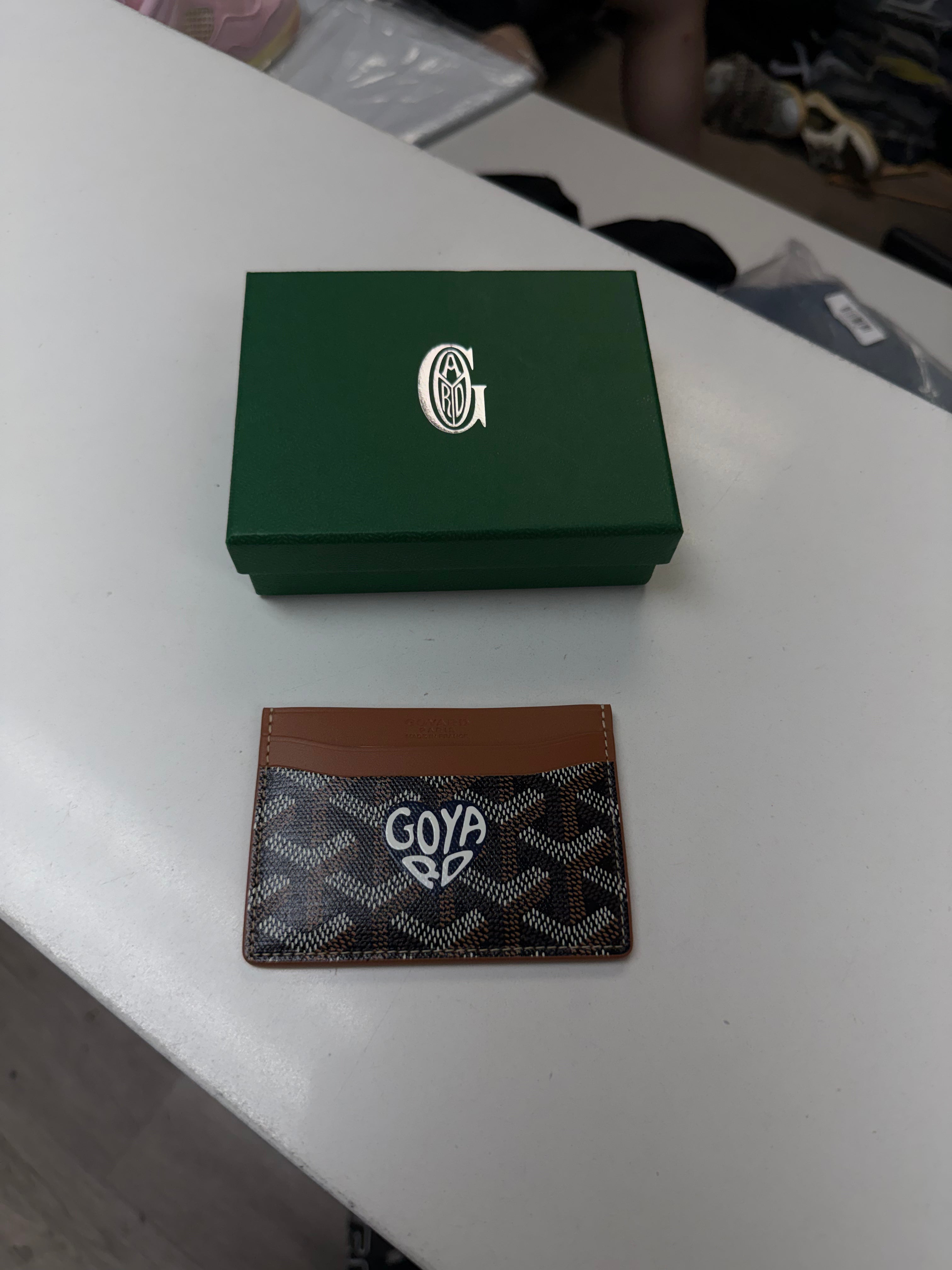 Goyard Brown Heart Sulpice Wallet