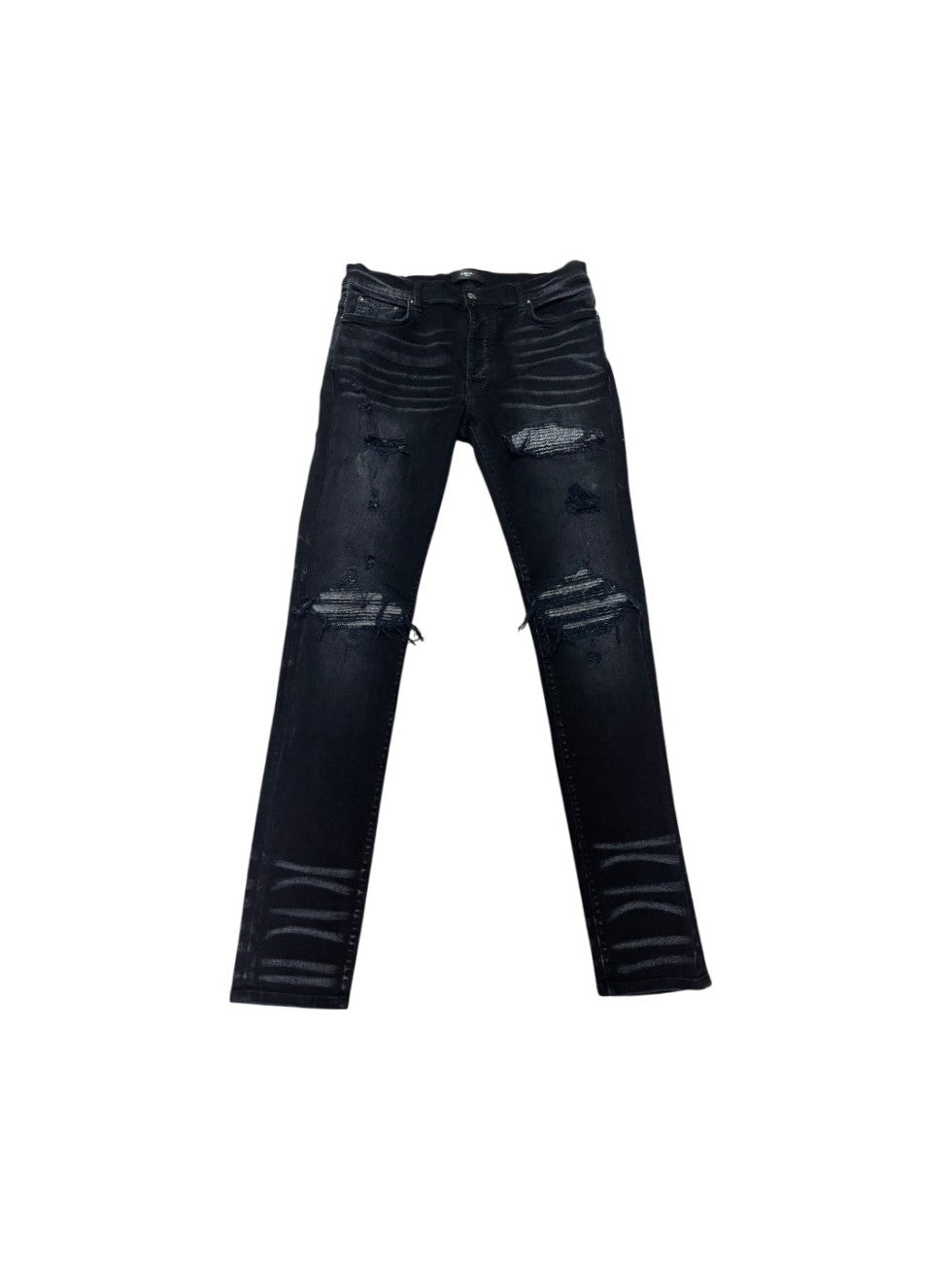 Amiri "MX1" Iridescent Black Wash Jeans