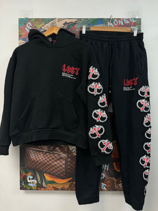 Lost Intricacy Red MItt Sweatsuit