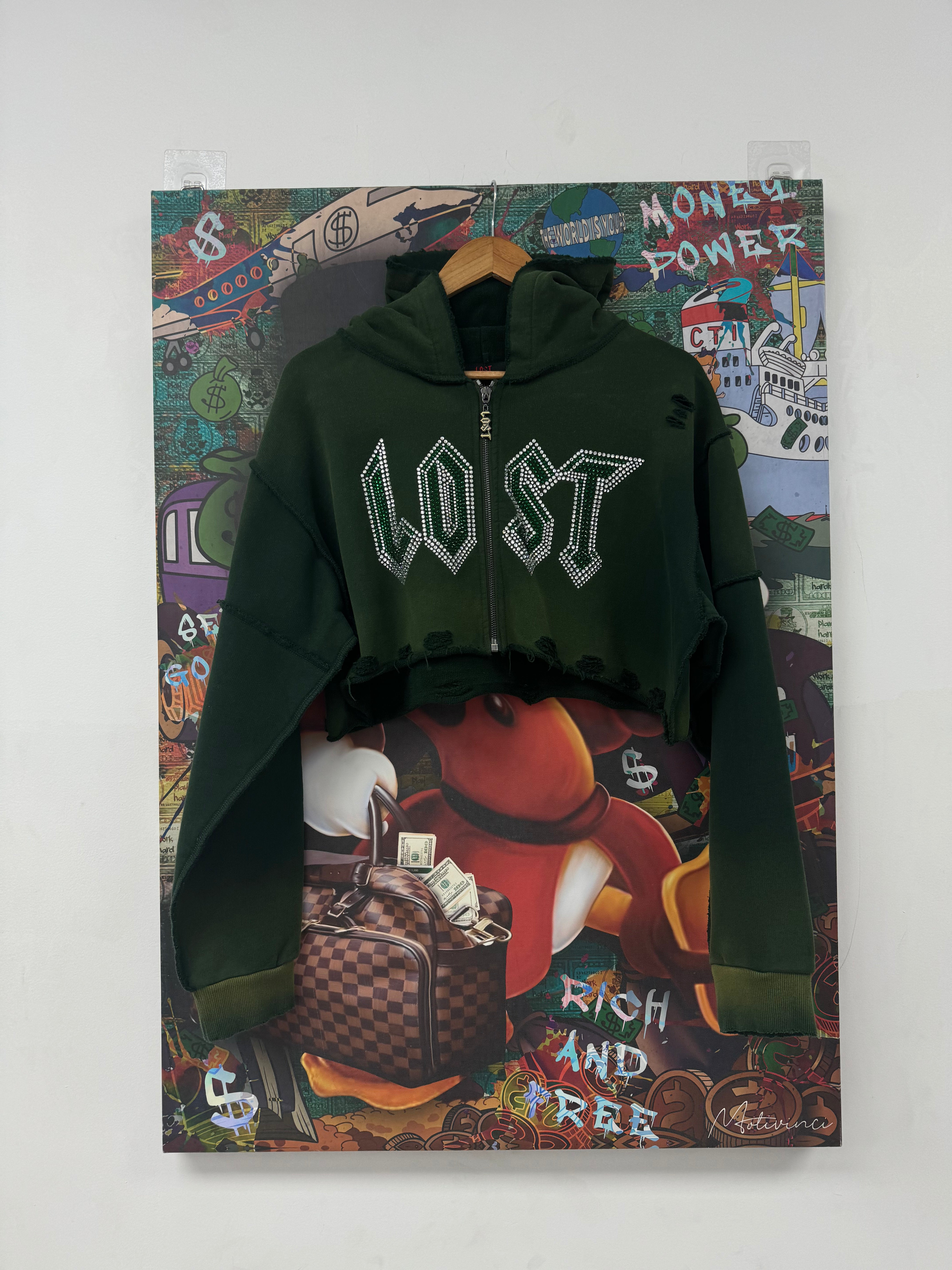 Lost Intricacy Hoodie Green (Women's)