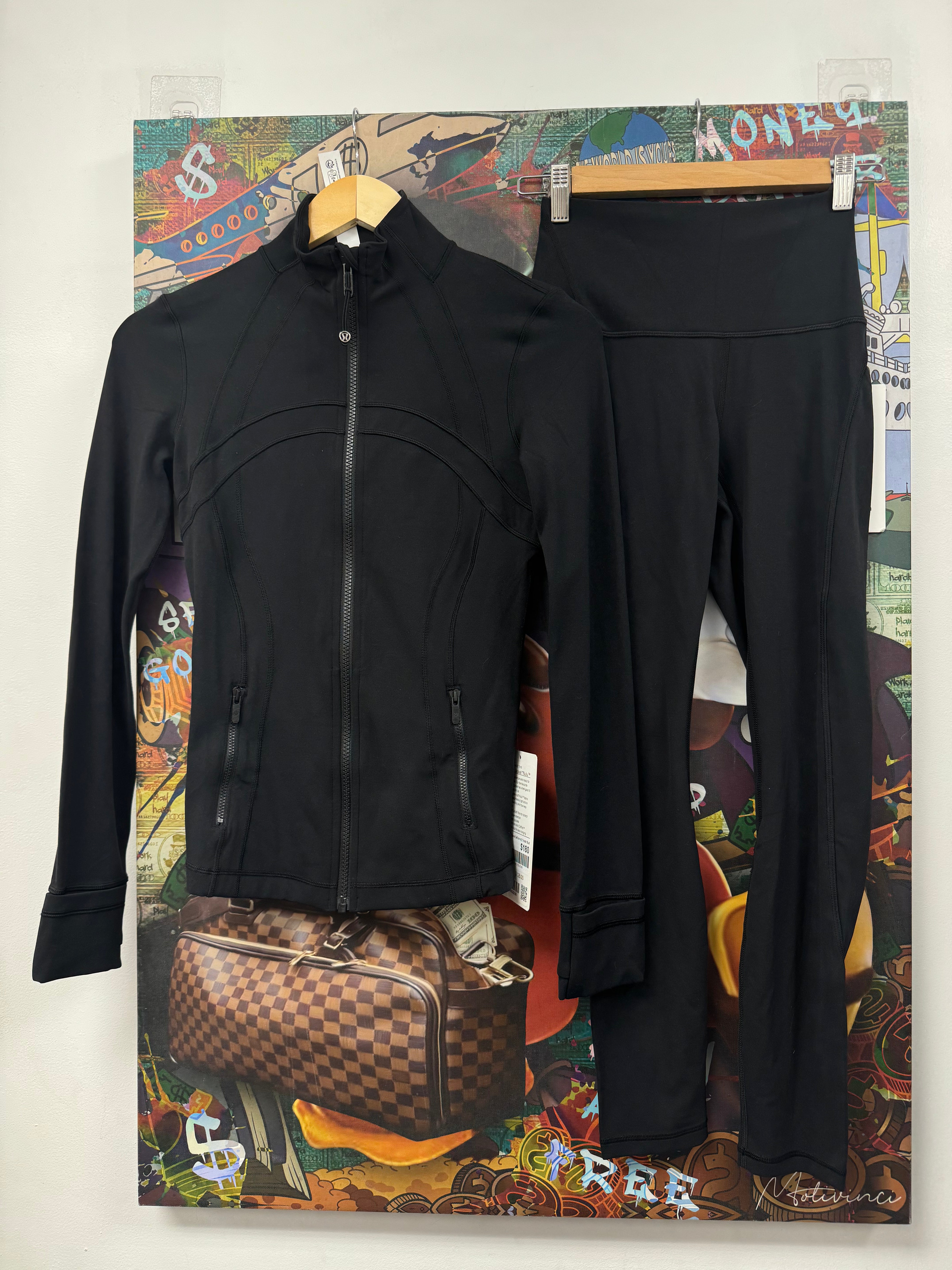 Lululemon Black Define (4) Track Suit