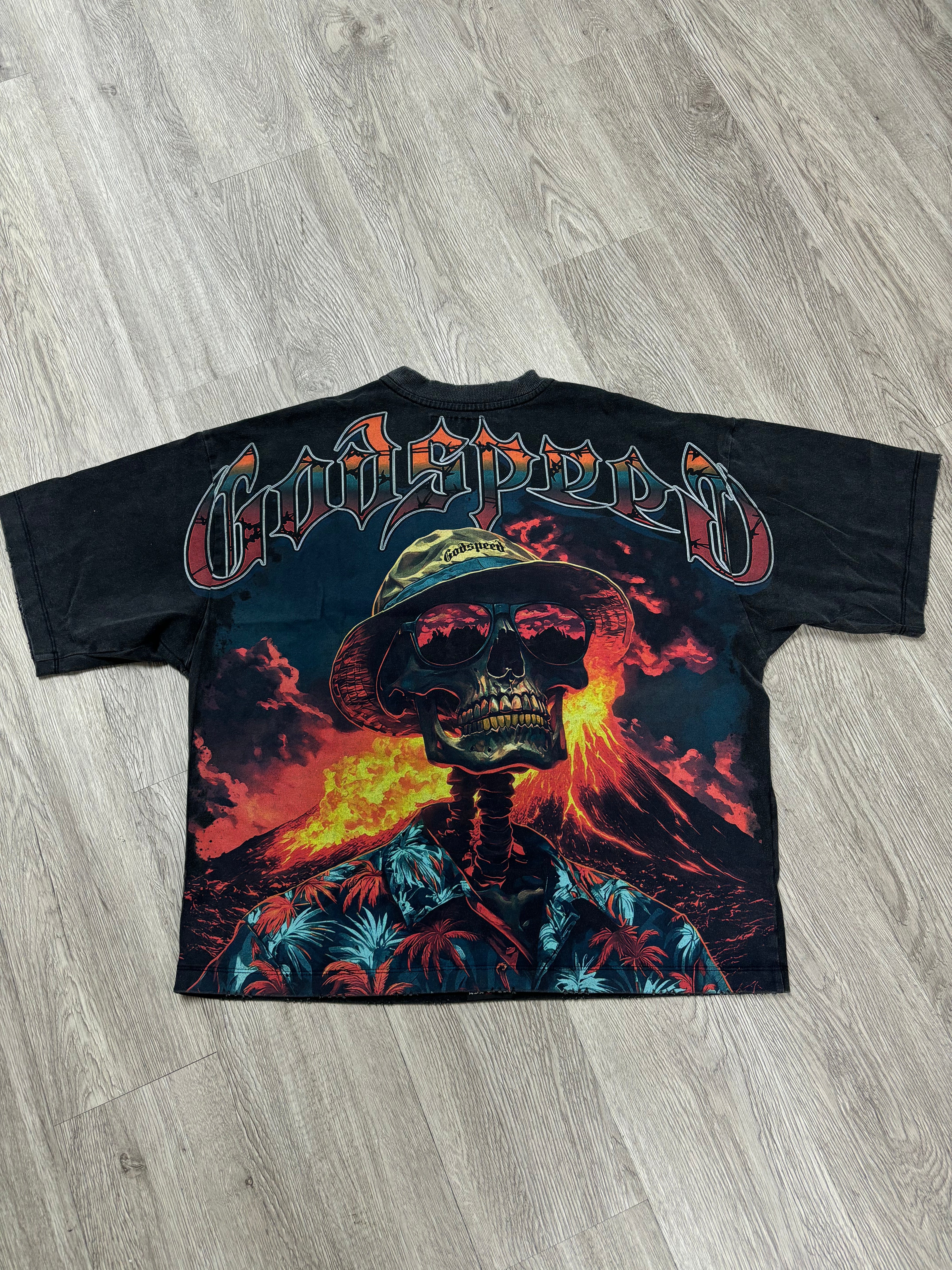 Godspeed Natural Disaster Tee Black New (XS-XL)