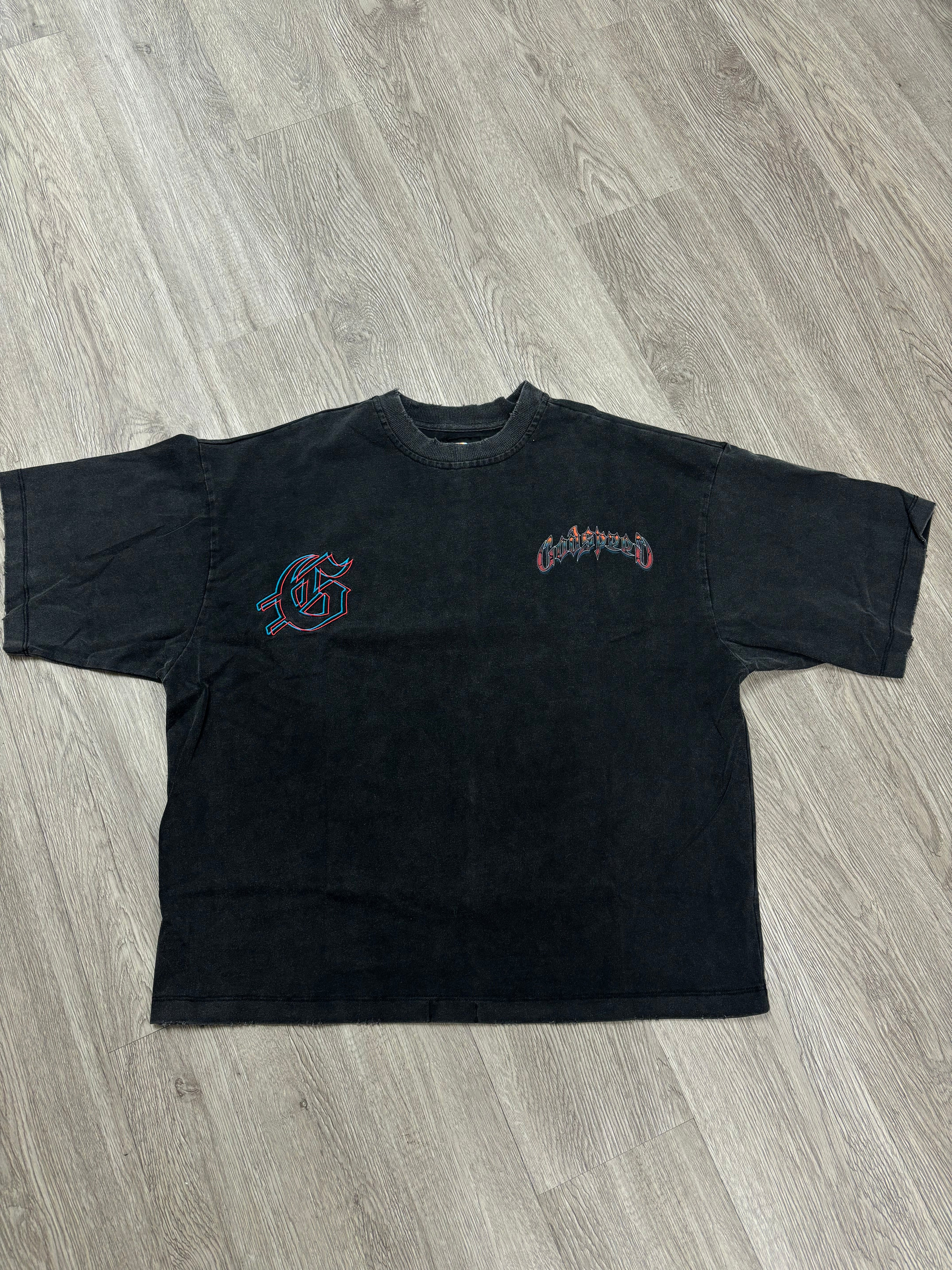 Godspeed Natural Disaster Tee Black New (XS-XL)