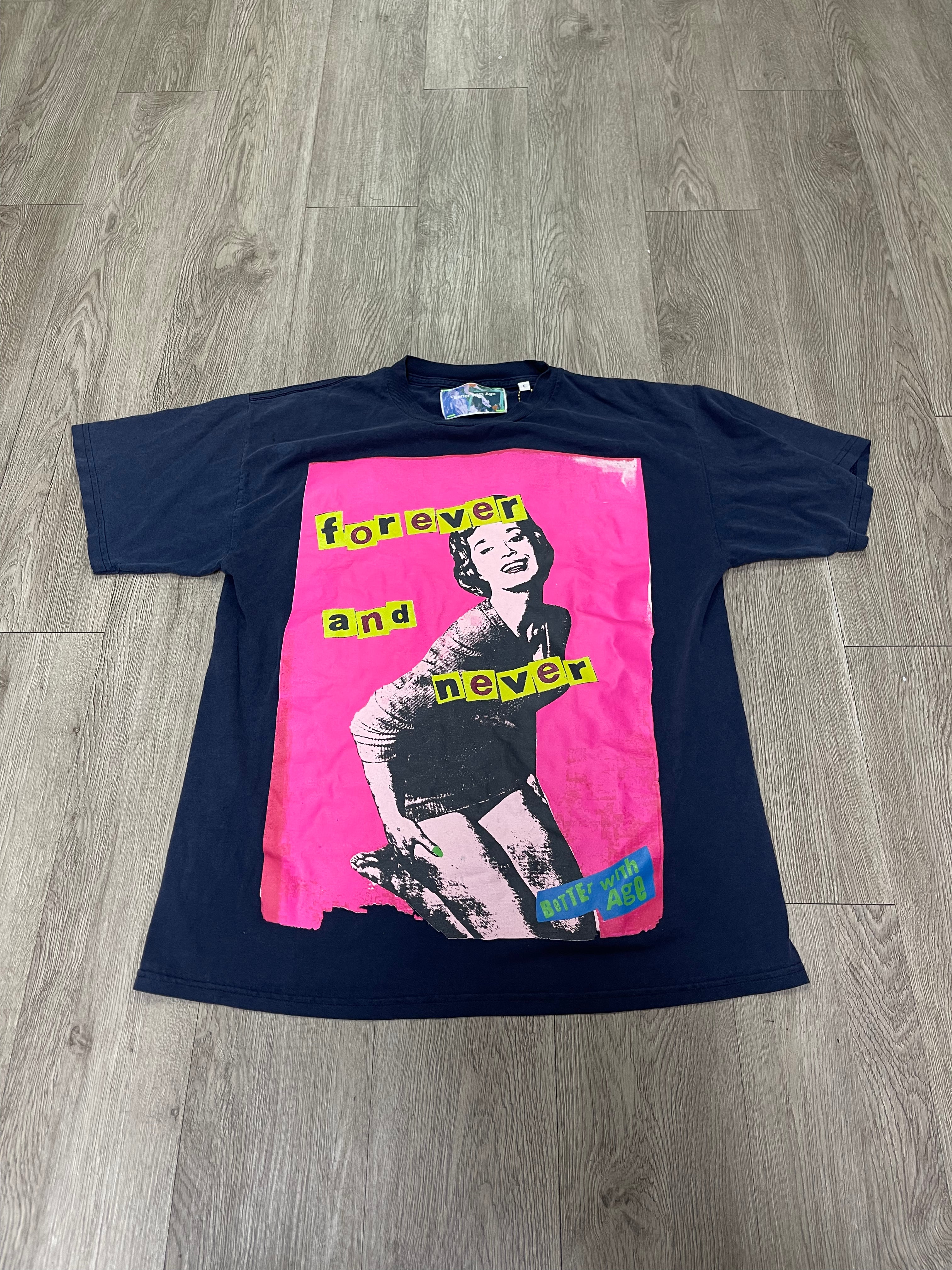 Better With Age Navy Forever And Never Tee
