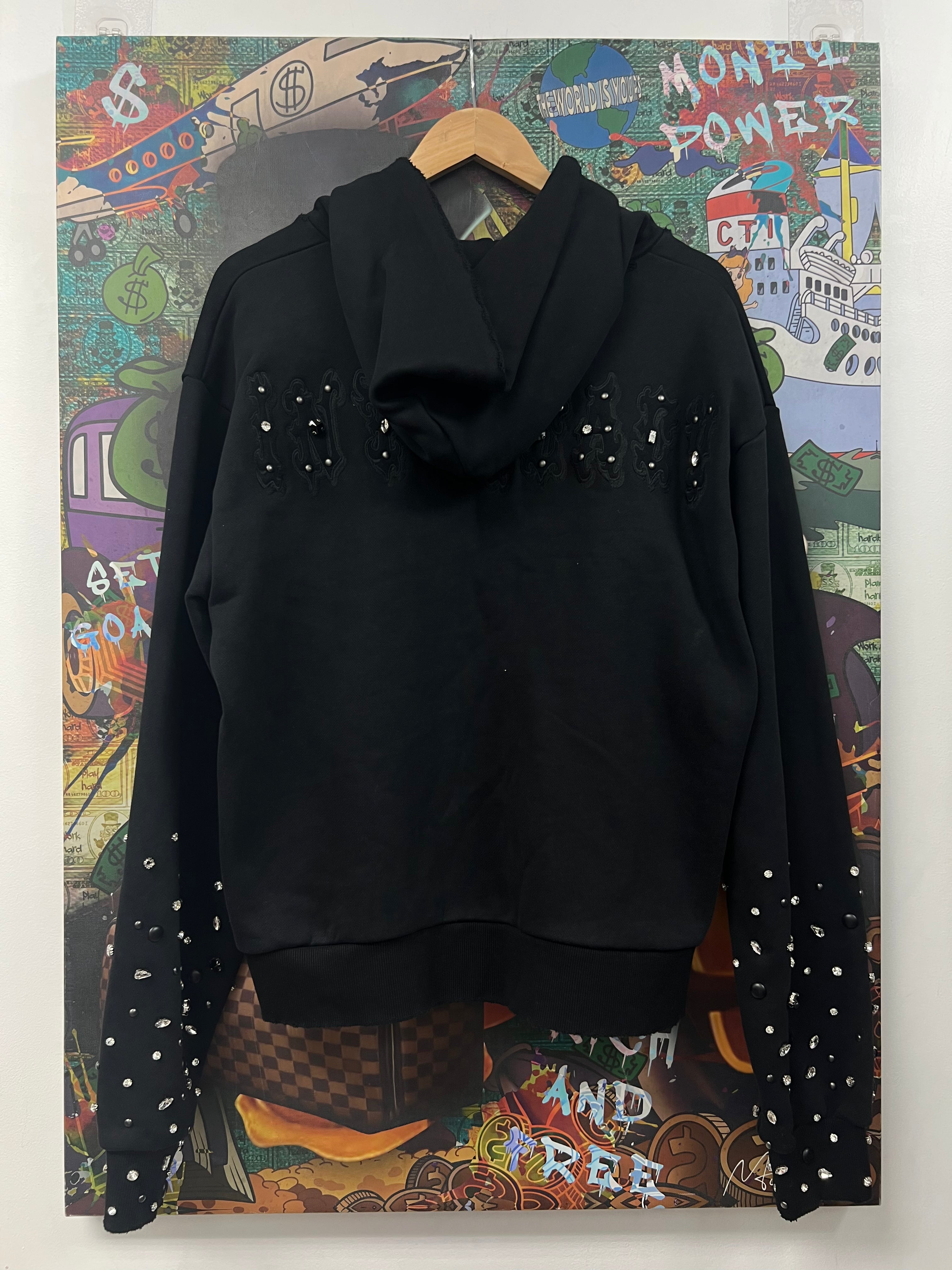 Lost Intricacy Black Patch 2.0 Zip Up Hoodie