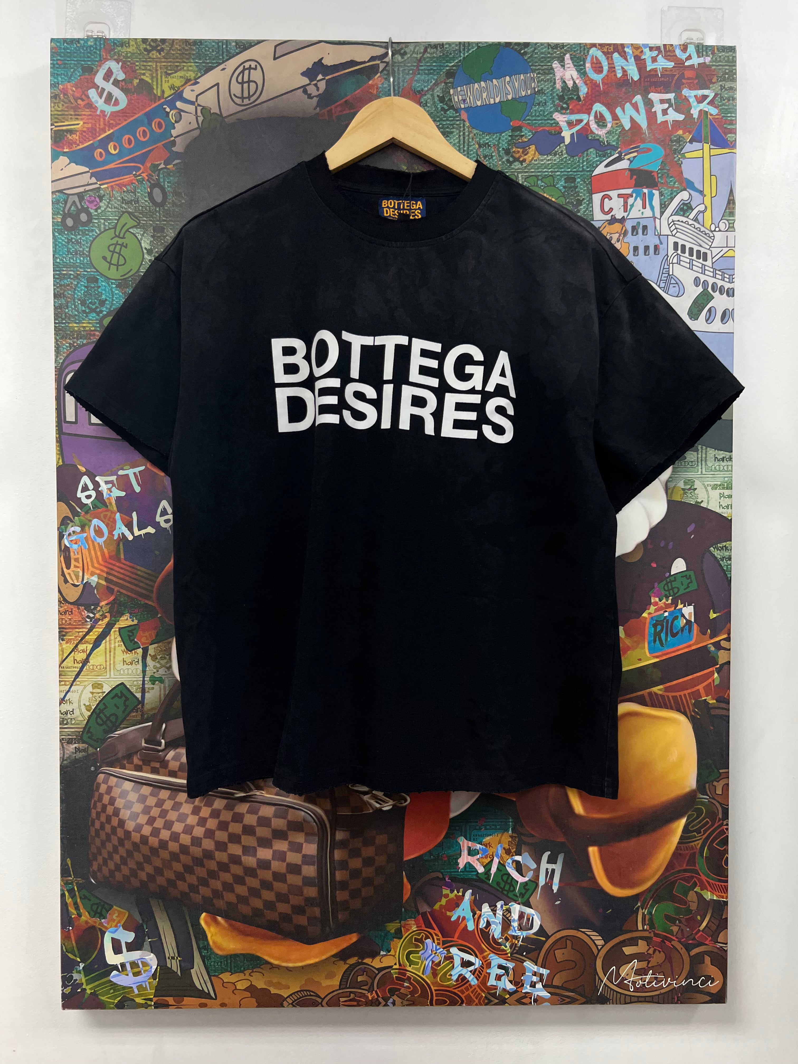 Bottega Desires Black Souvenir Tee