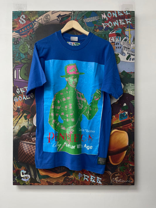 Better With Age Pendleton Novel Tee Blue New Large With Tags