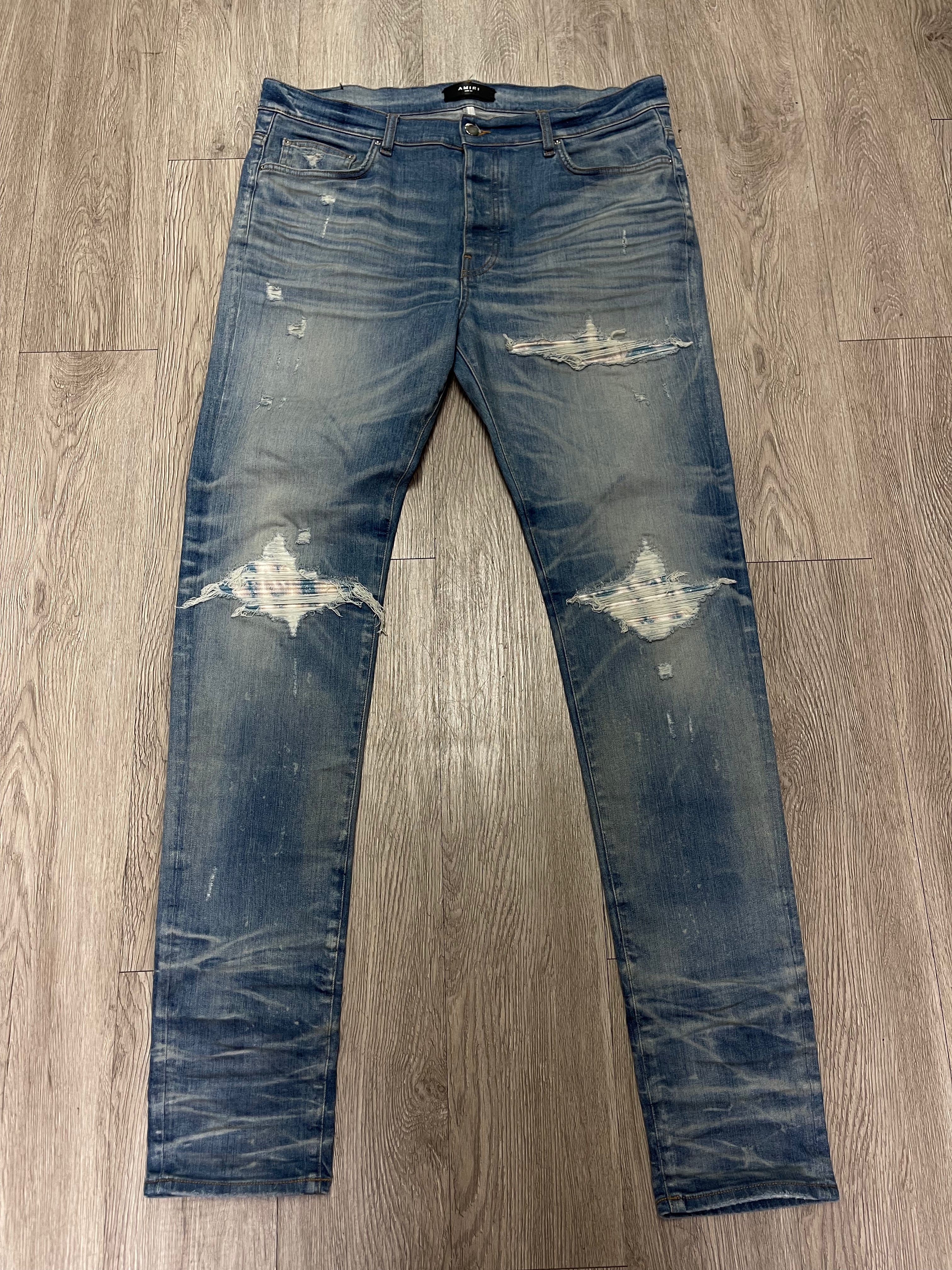 Amiri MX1 Tie Dye Honeycomb Jeans