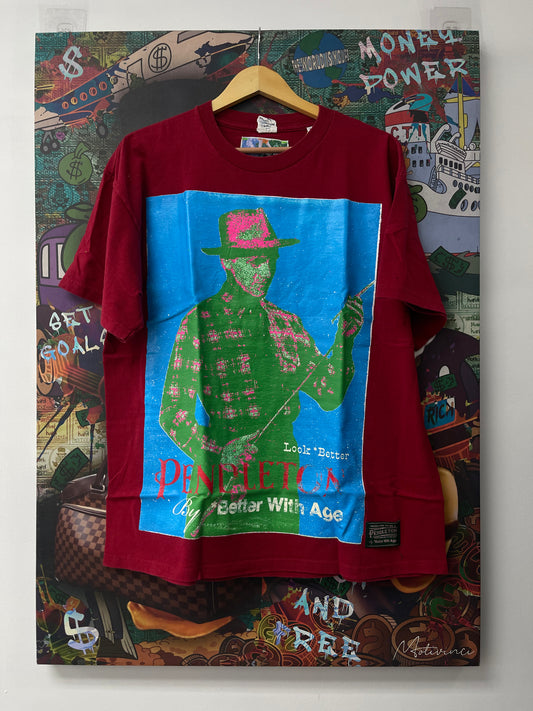 Better With Age Pendleton Novel Tee Red New Large With Tags