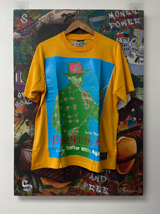 Better With Age Pendleton Novel Tee Yellow New Large With Tags
