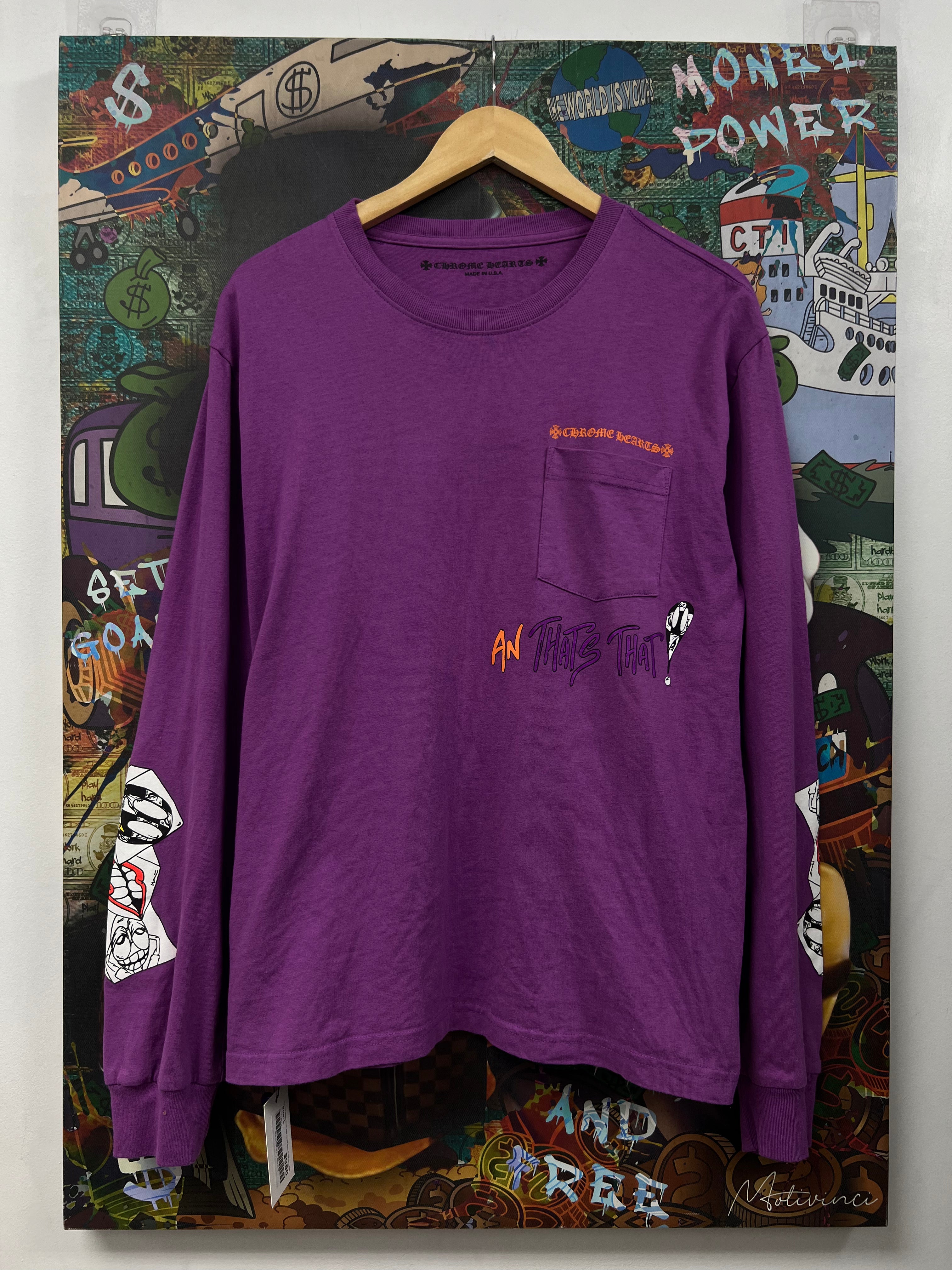 Chrome Hearts Matty Boy Purple Want More Long Sleeve