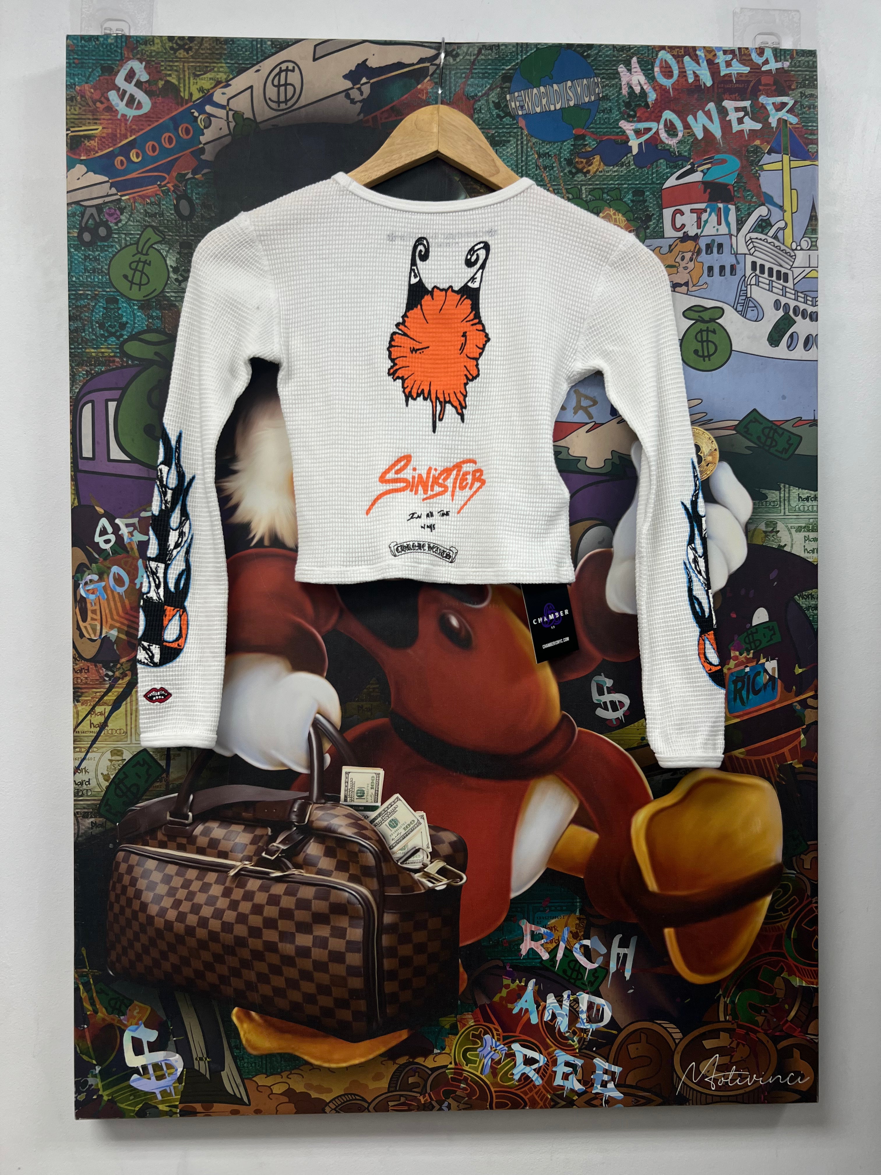 Chrome Hearts Matty Boy White Sinister Biker Thermal