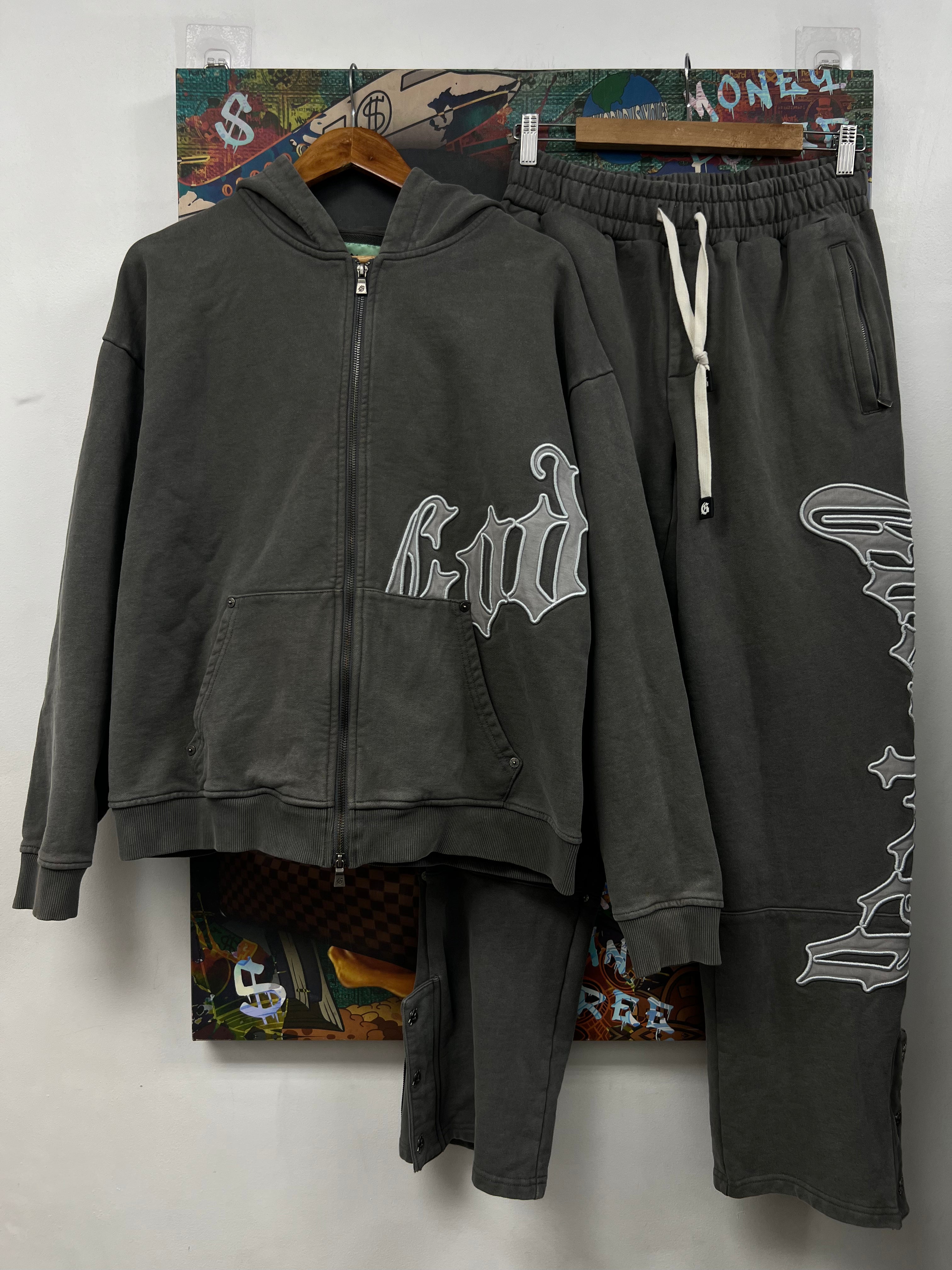 Godspeed Grey Silver OG Logo Sweatsuit