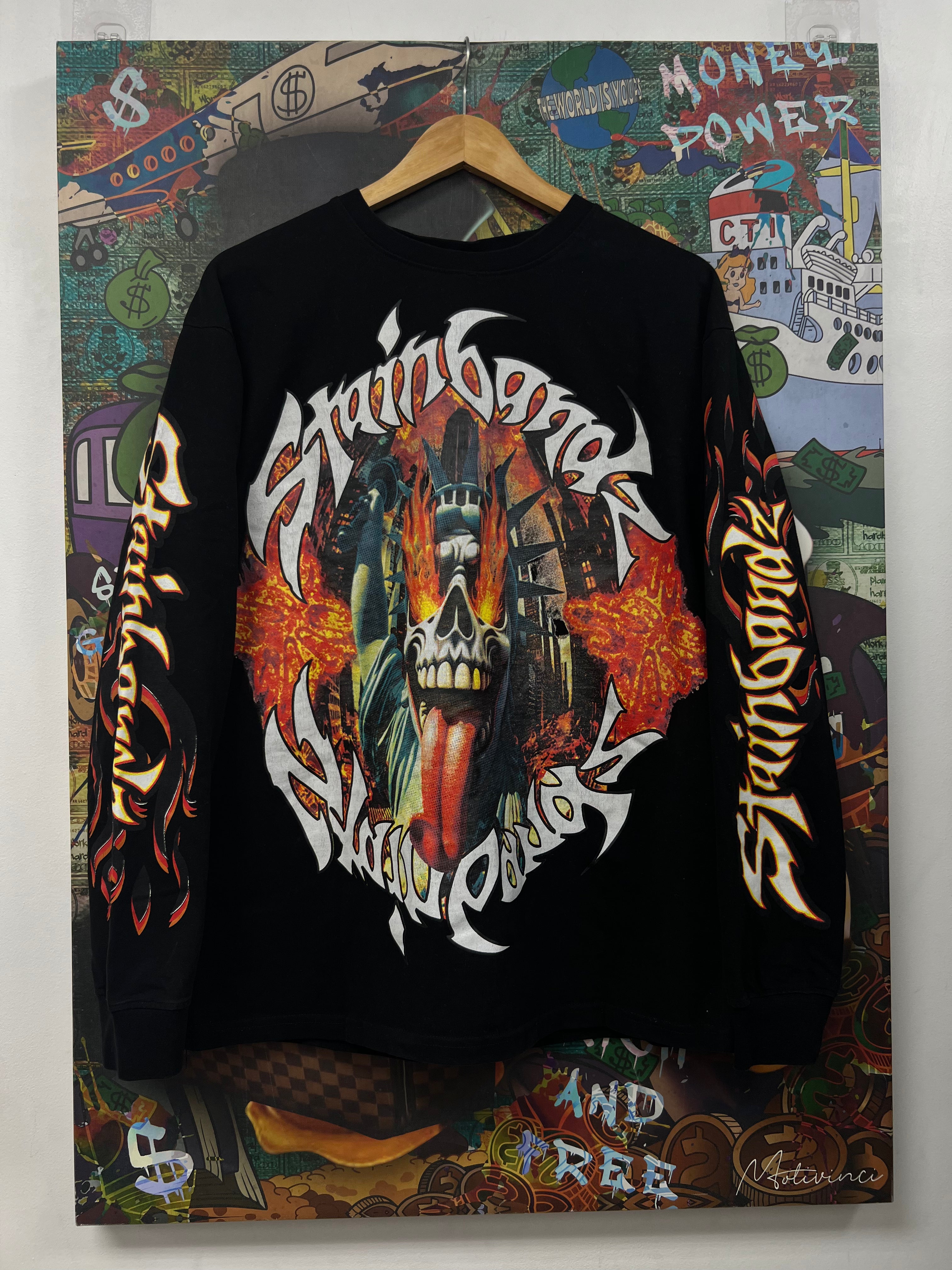 SB Studios Black Orange Liberty Long Sleeve