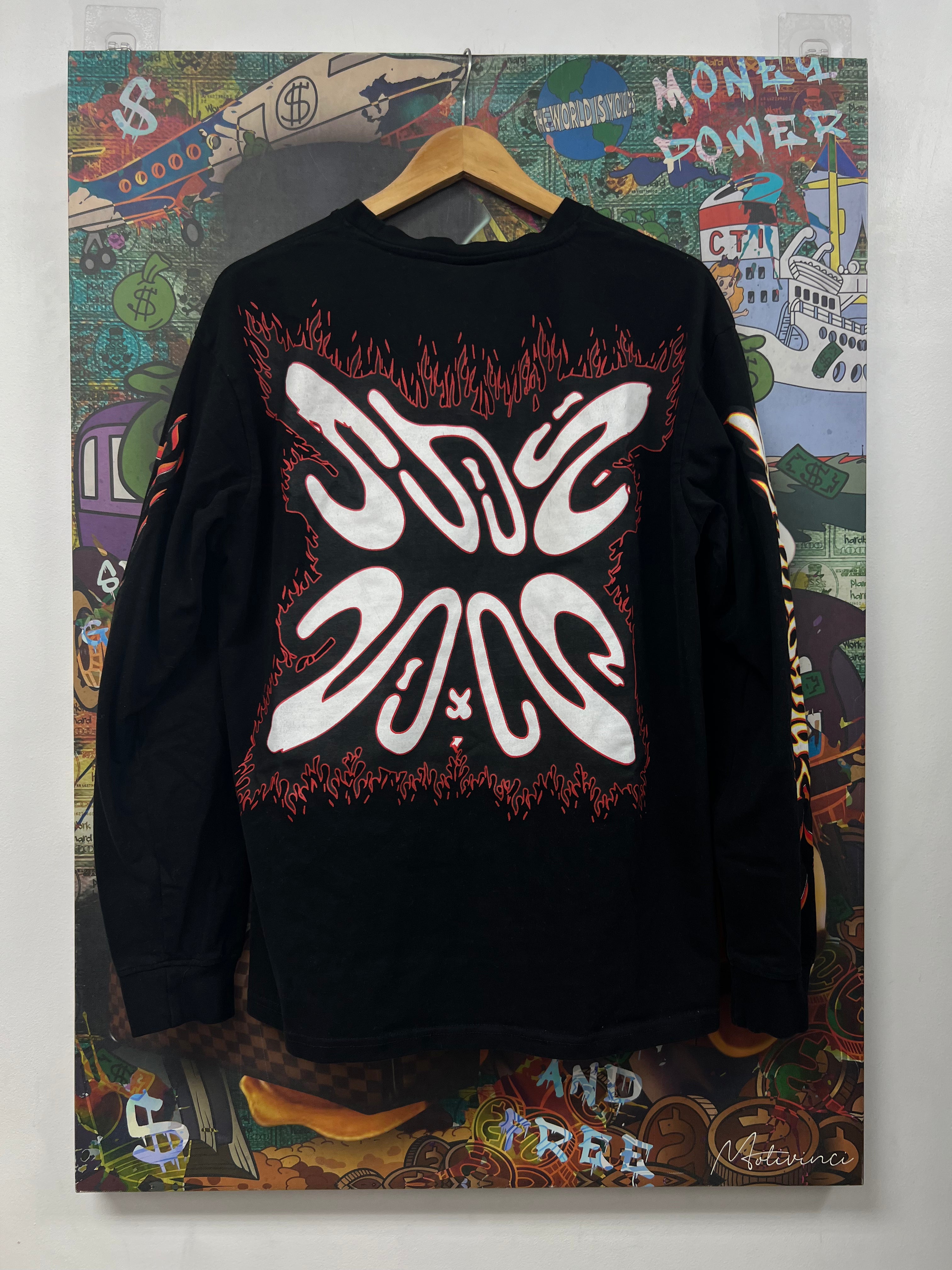 SB Studios Black Orange Liberty Long Sleeve