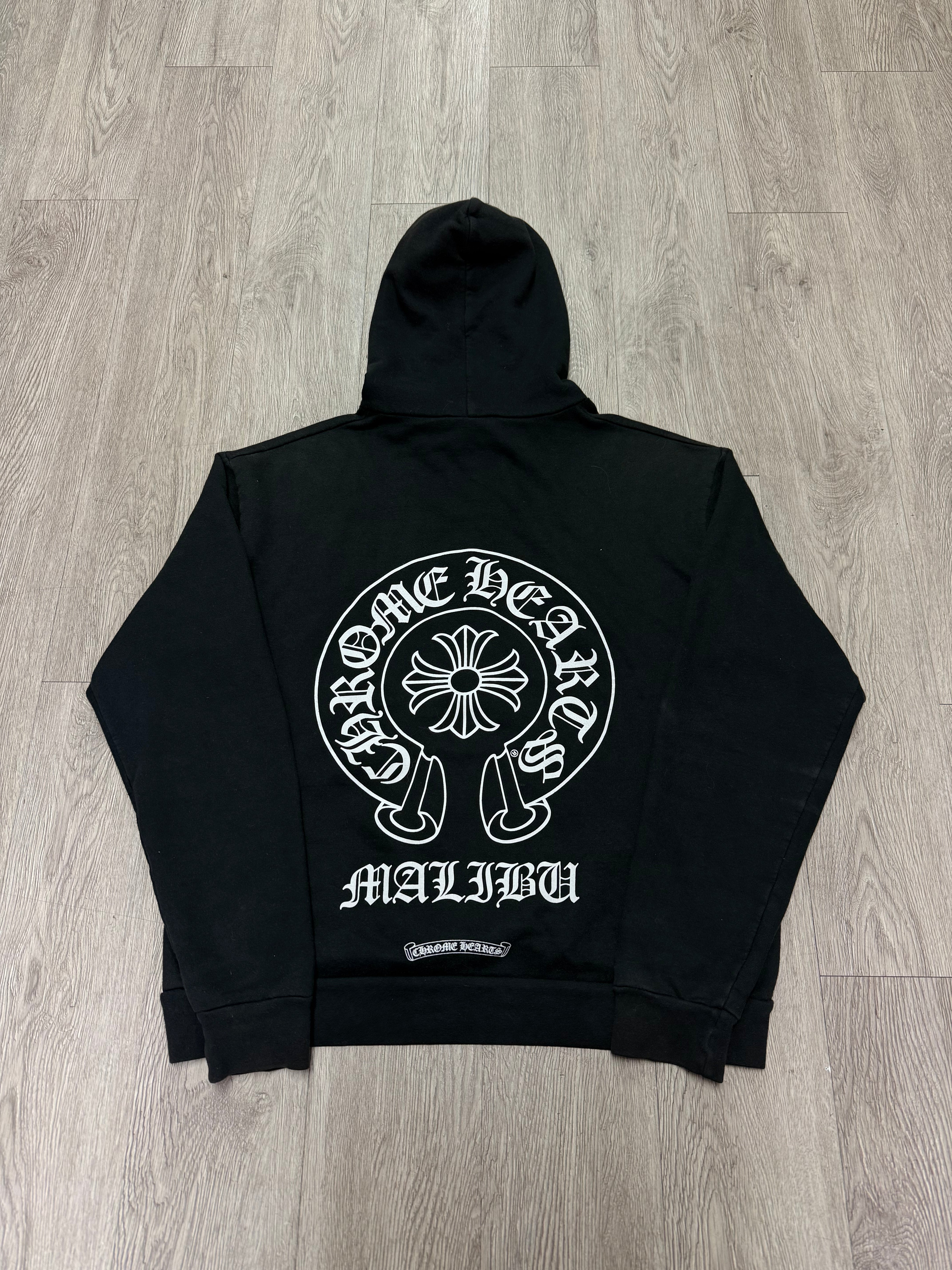 Chrome Hearts Black Horseshoe Miami Hoodie