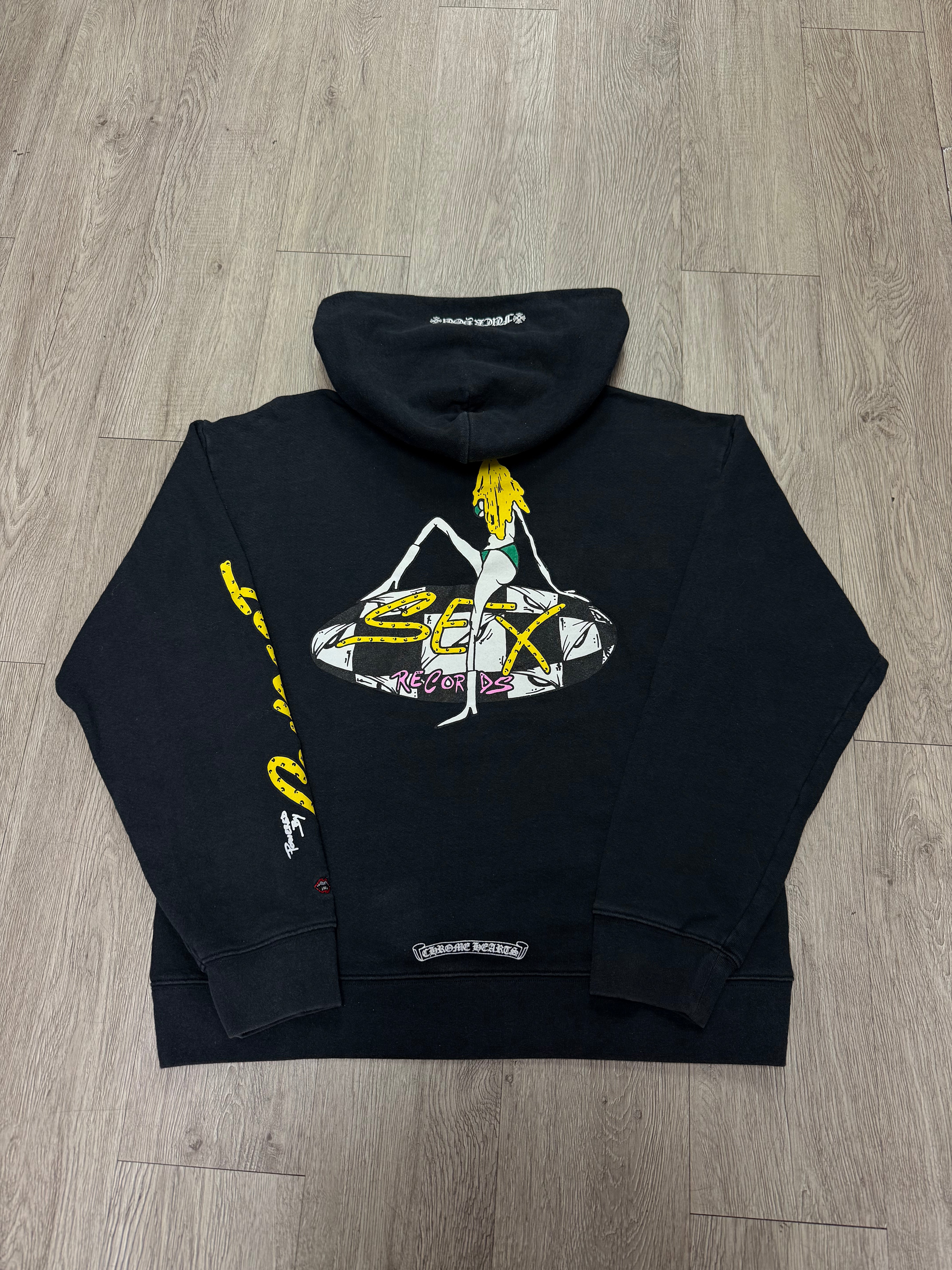 Chrome Hearts Matty Boy Black Sex Records Hoodie