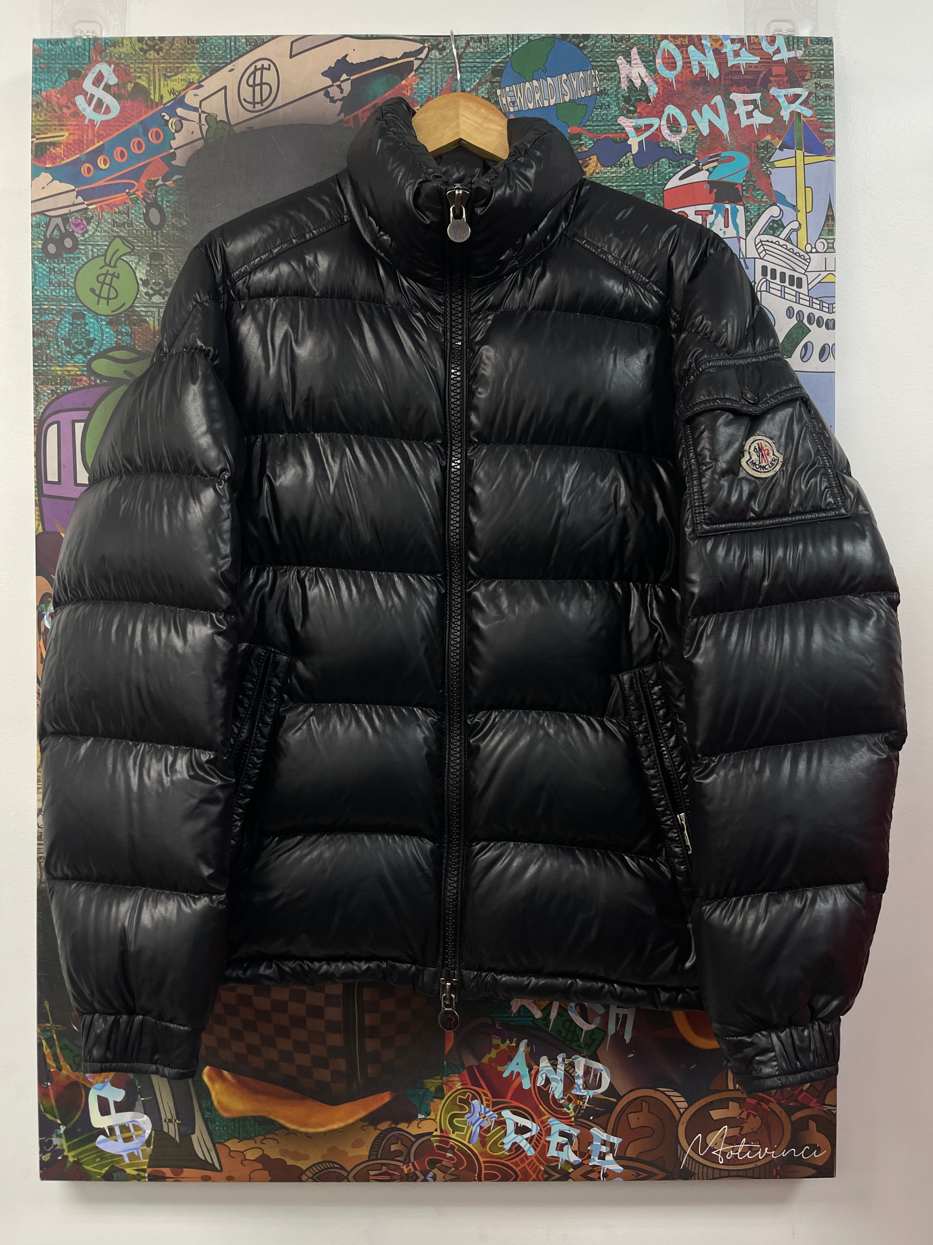 Moncler Black Maya Jacket (No Hood)