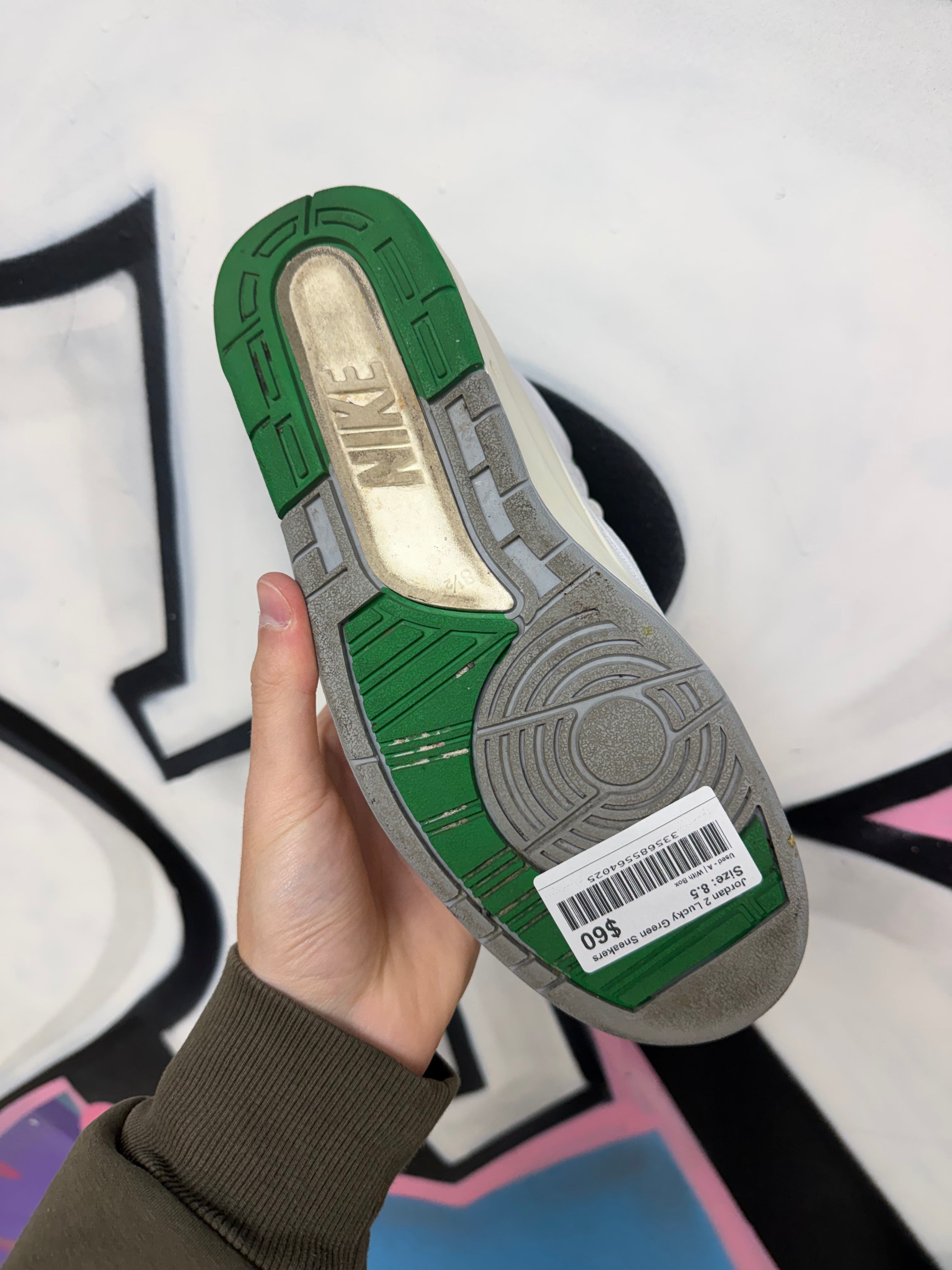 Jordan 2 Lucky Green Sneakers