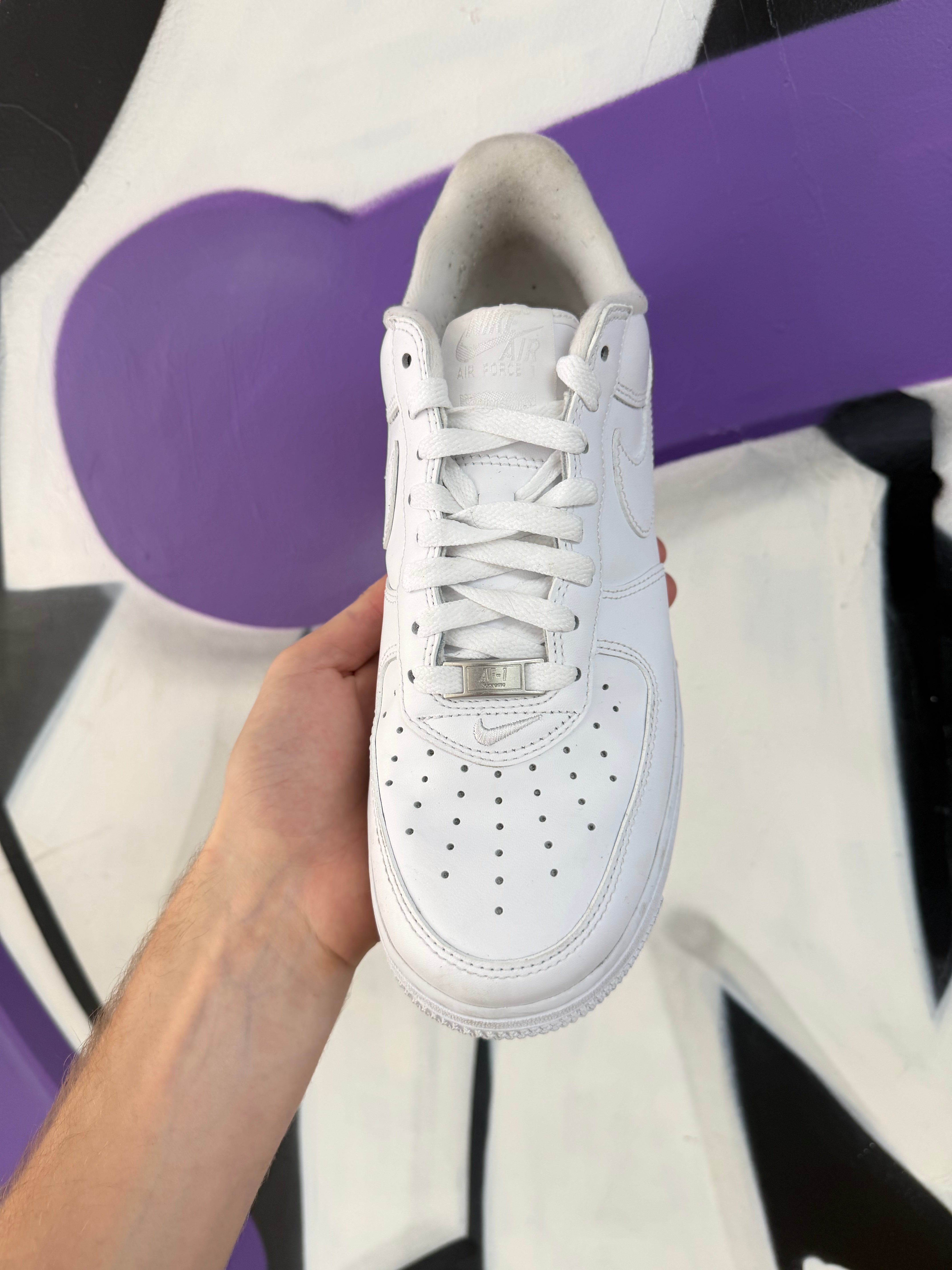 Nike Supreme AF1 White Sneakers
