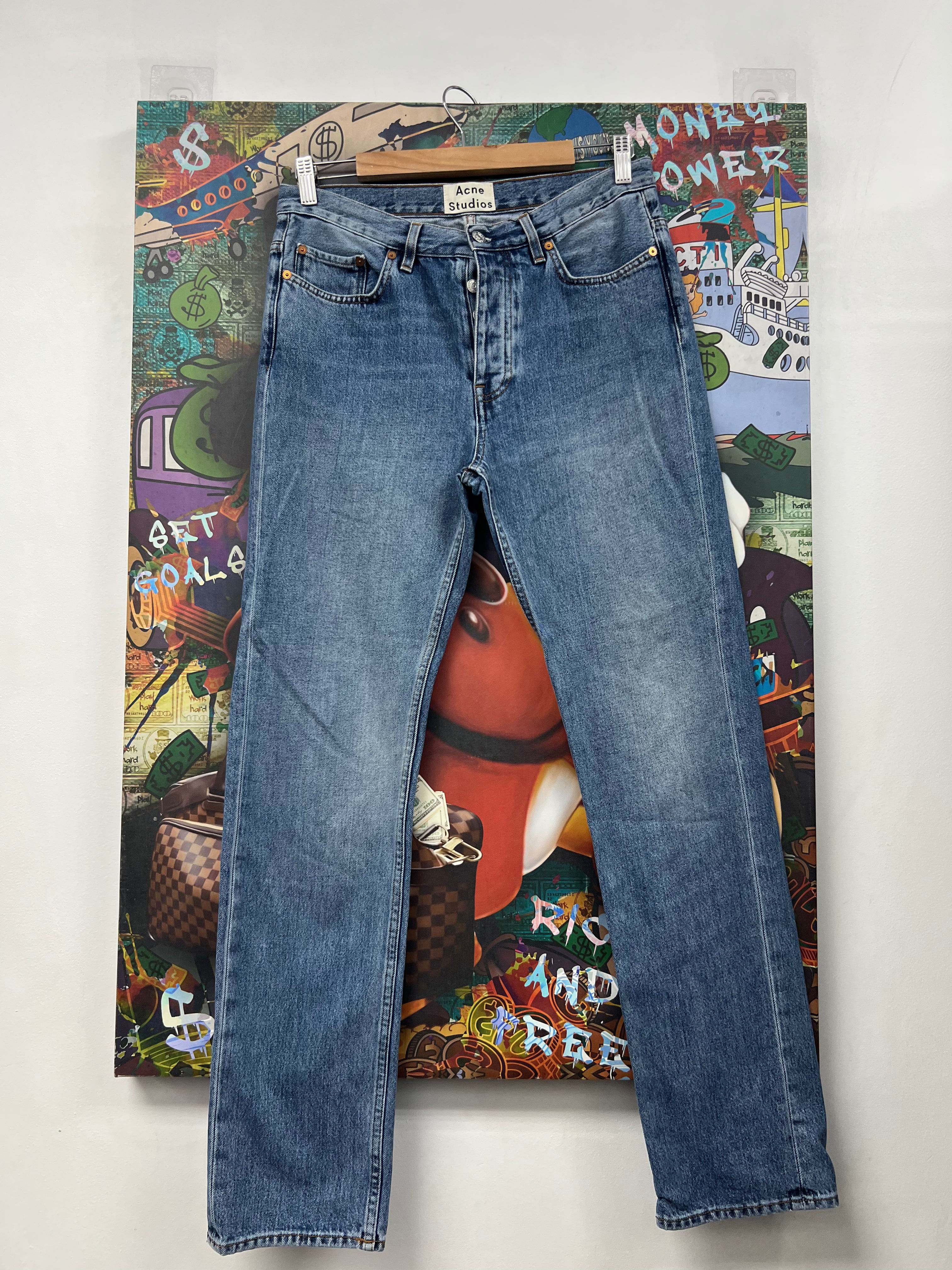 Acne Studios Light Wash Slim Jeans