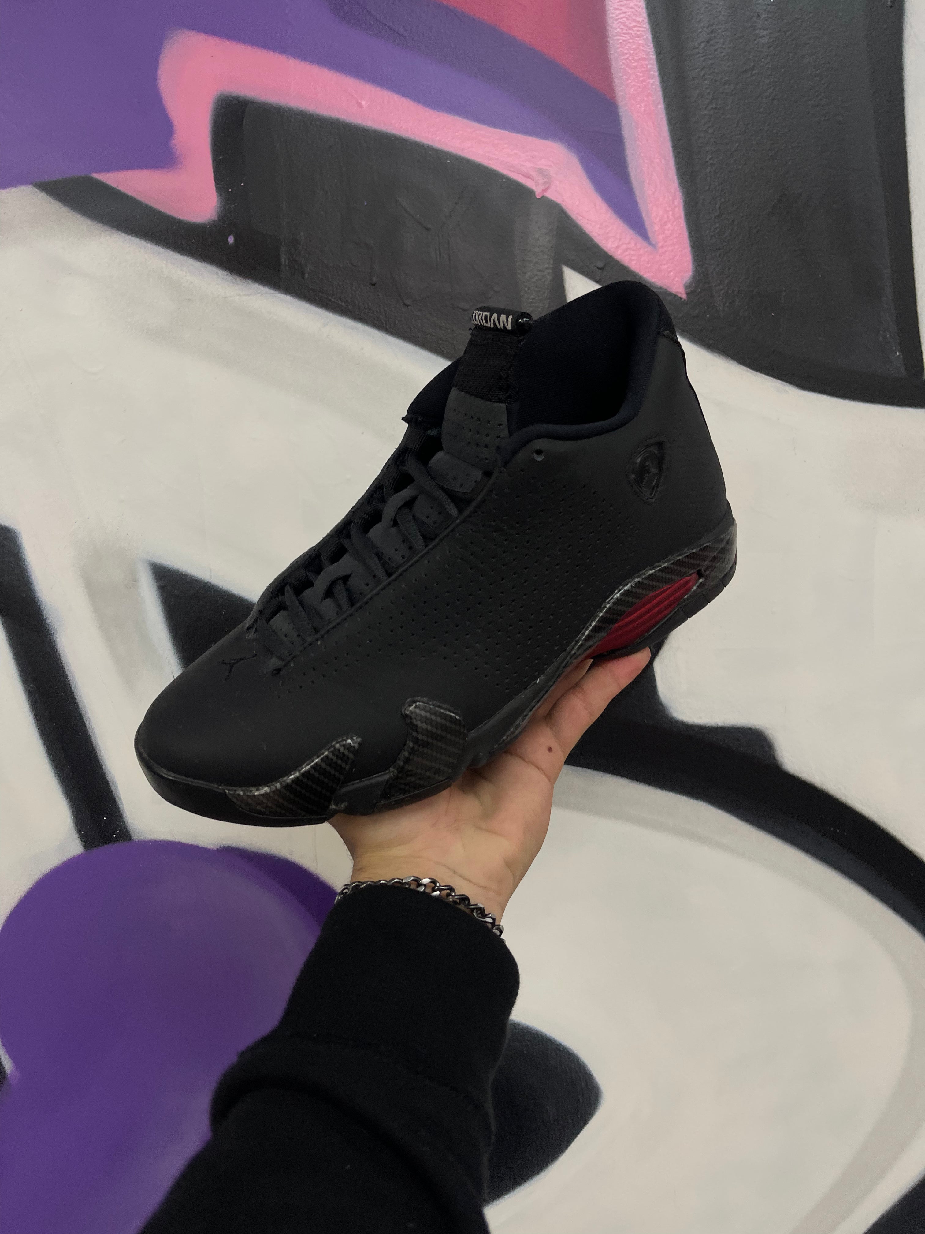 Jordan 14 Black Anthracite Sneakers