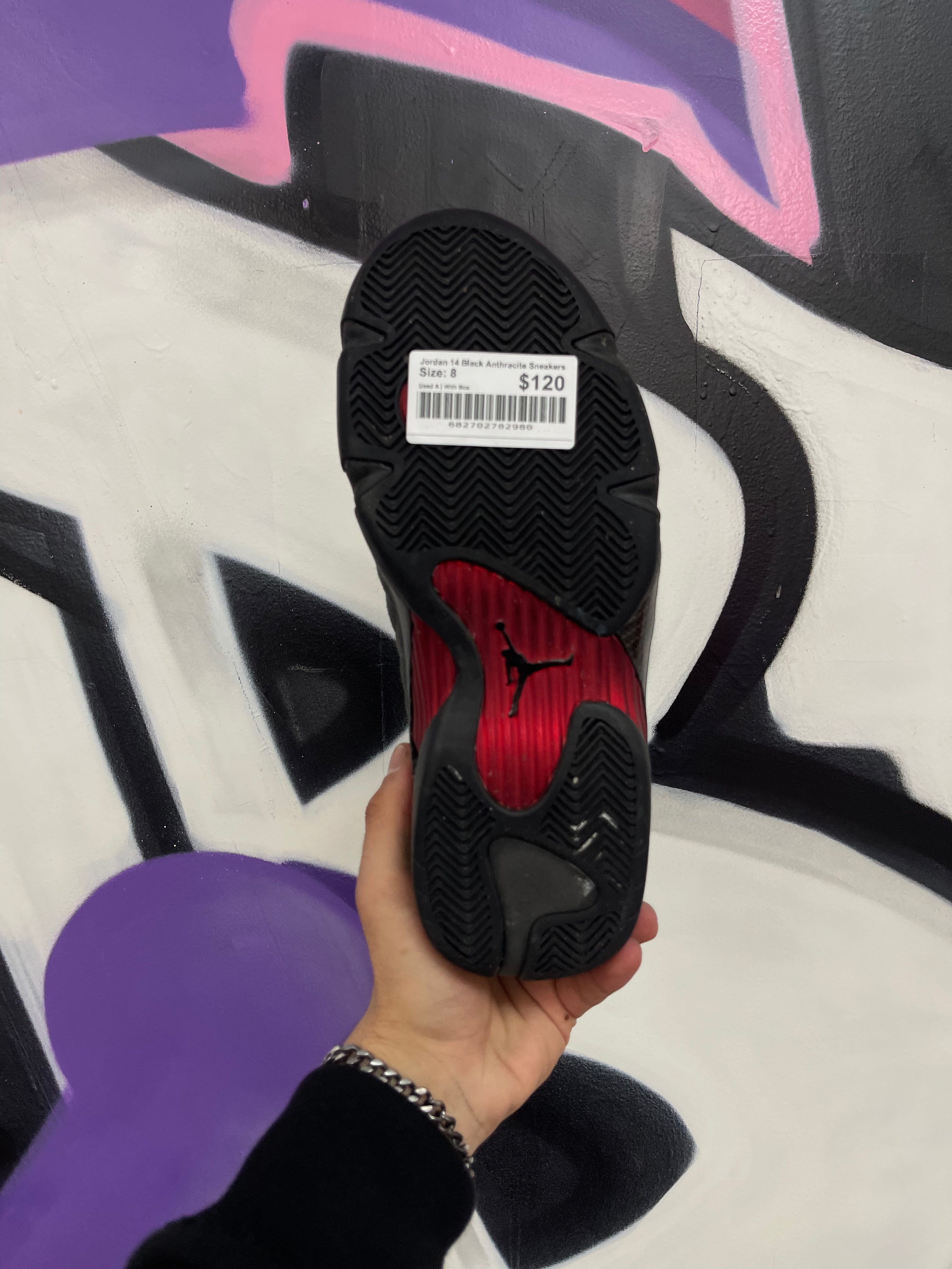 Jordan 14 Black Anthracite Sneakers