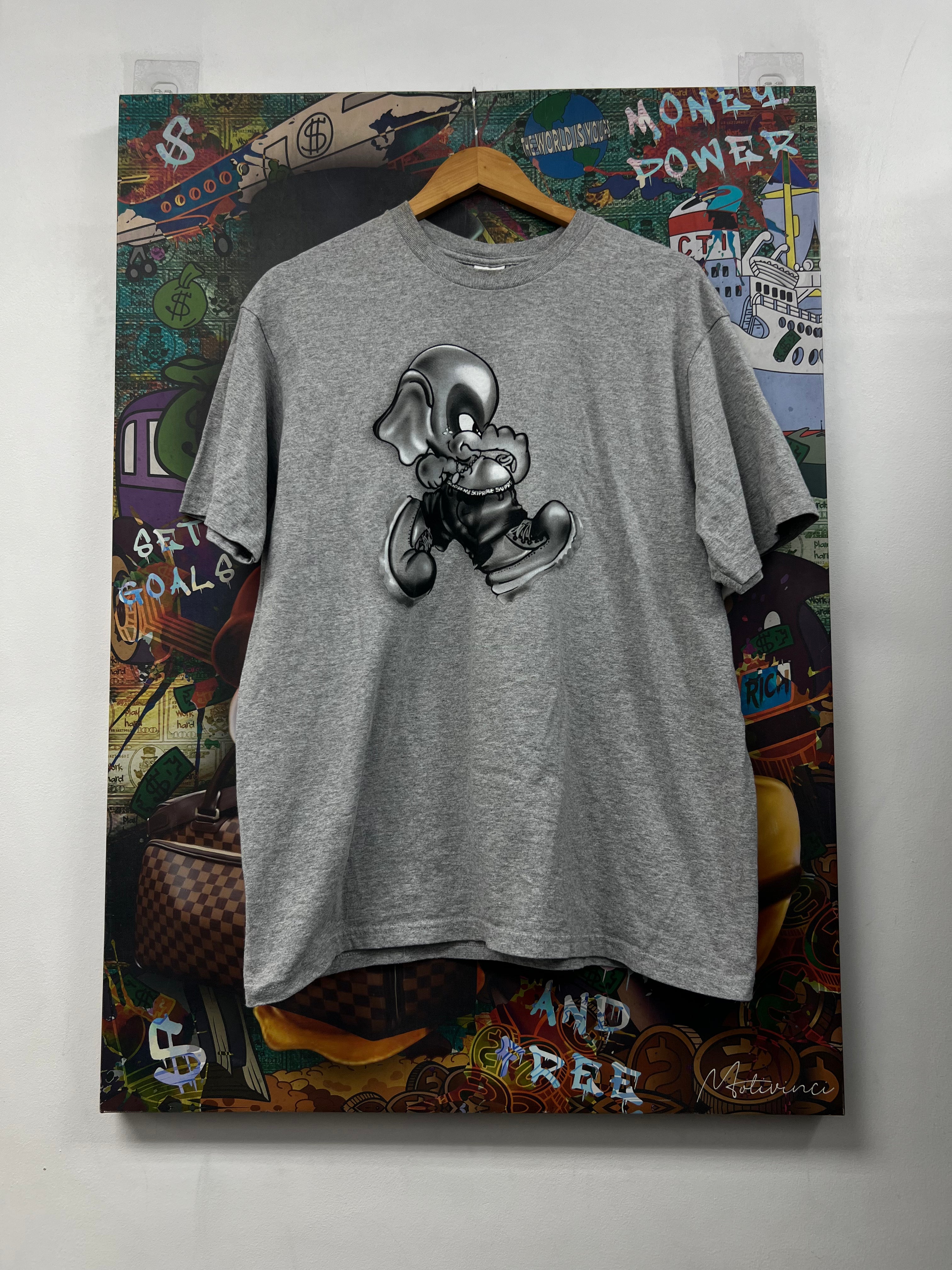 Supreme Grey Elephant Tee
