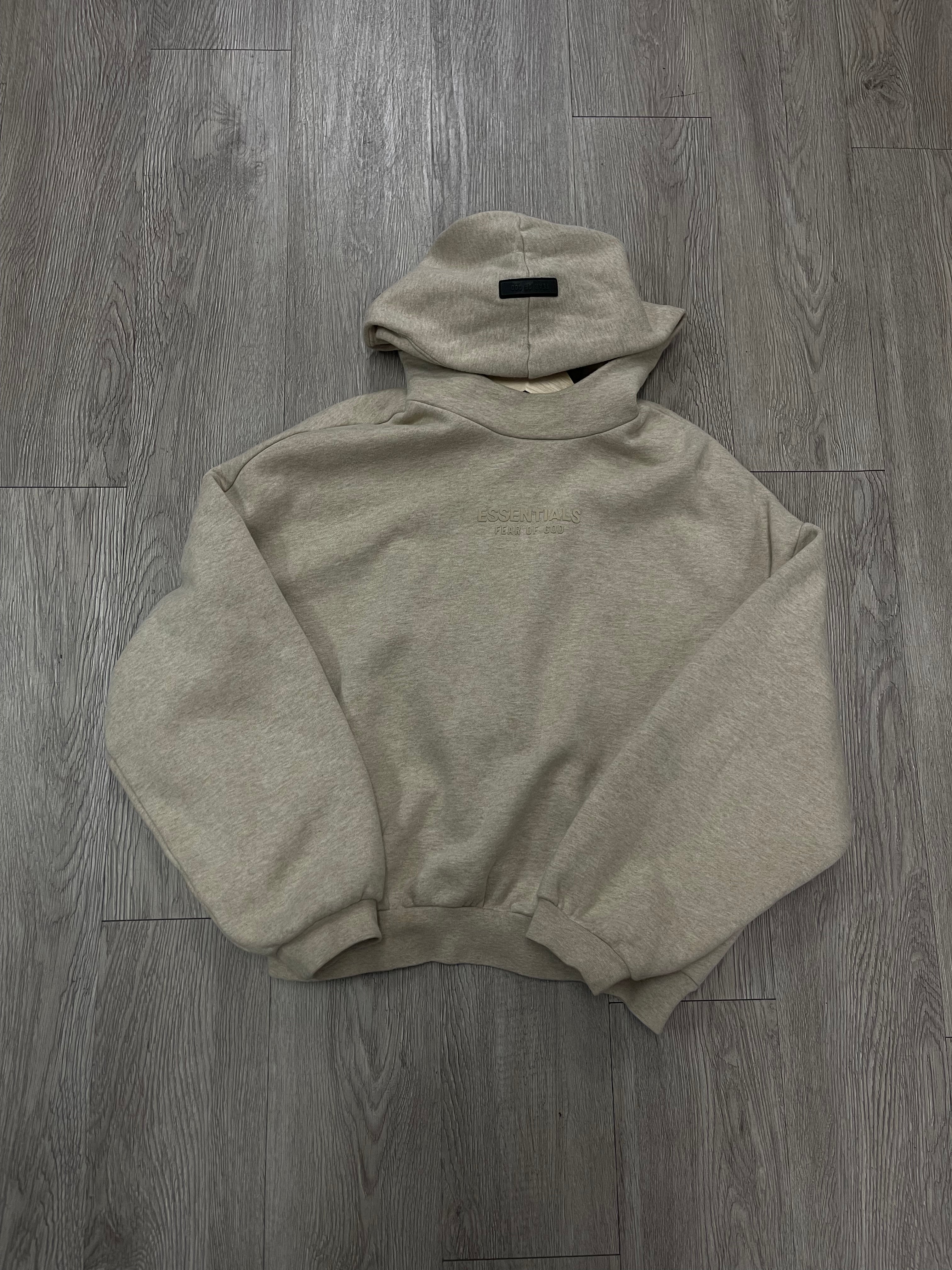 Essentials Tan Heather Hoodie